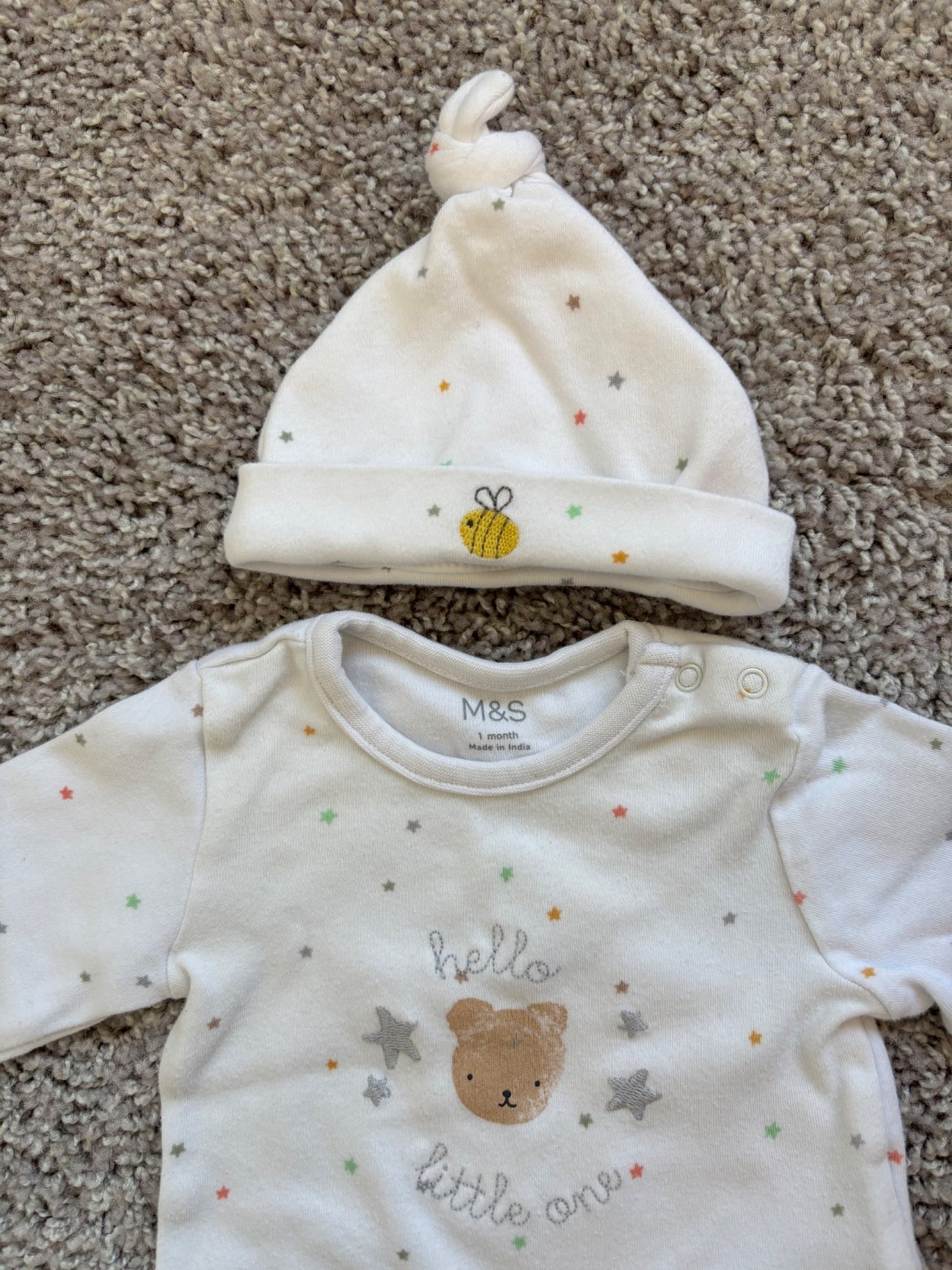 Newborn Teddy Bear Clothing Set, Kids Newborn