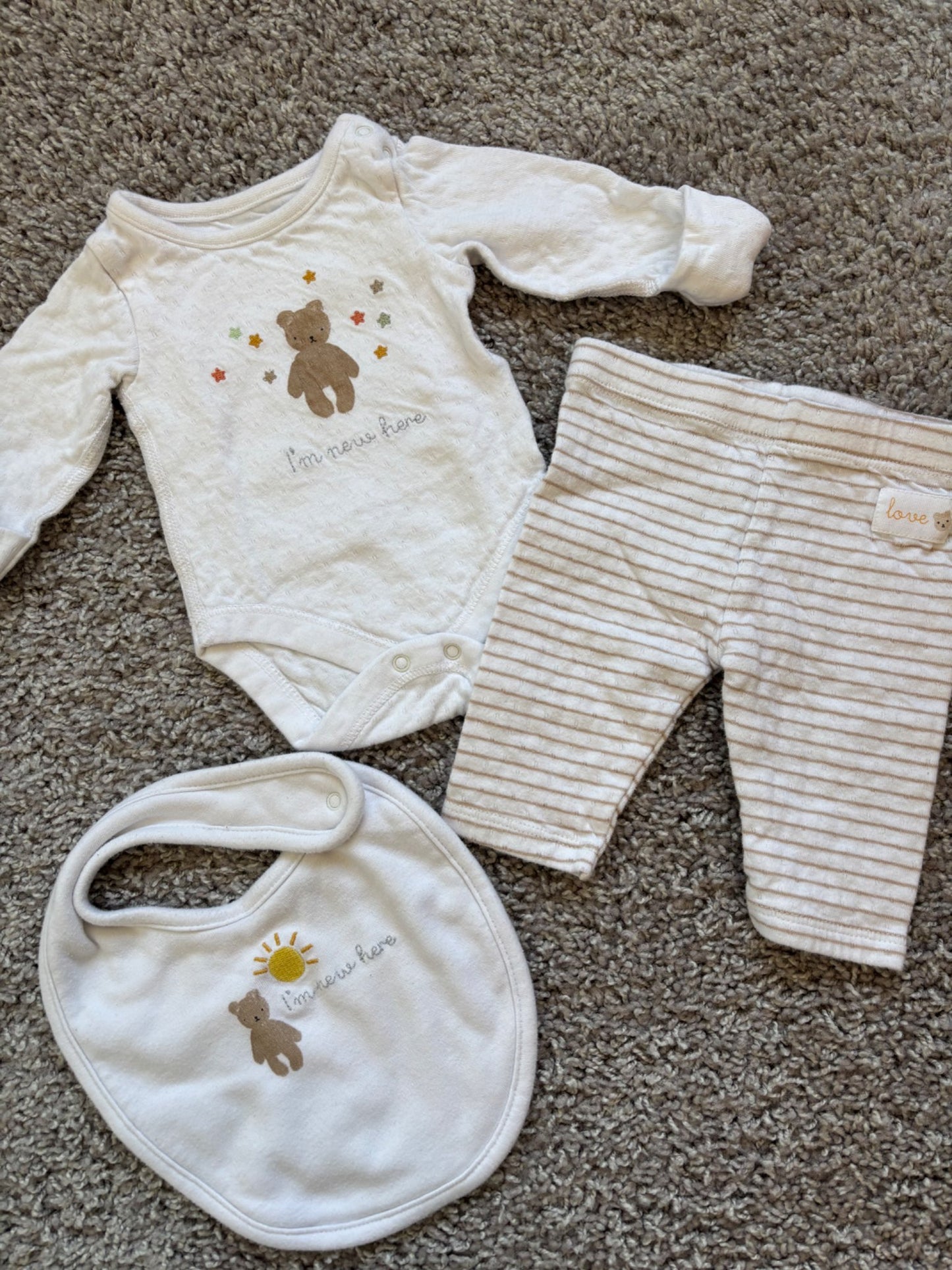 Newborn Teddy Bear Clothing Set, Kids Newborn