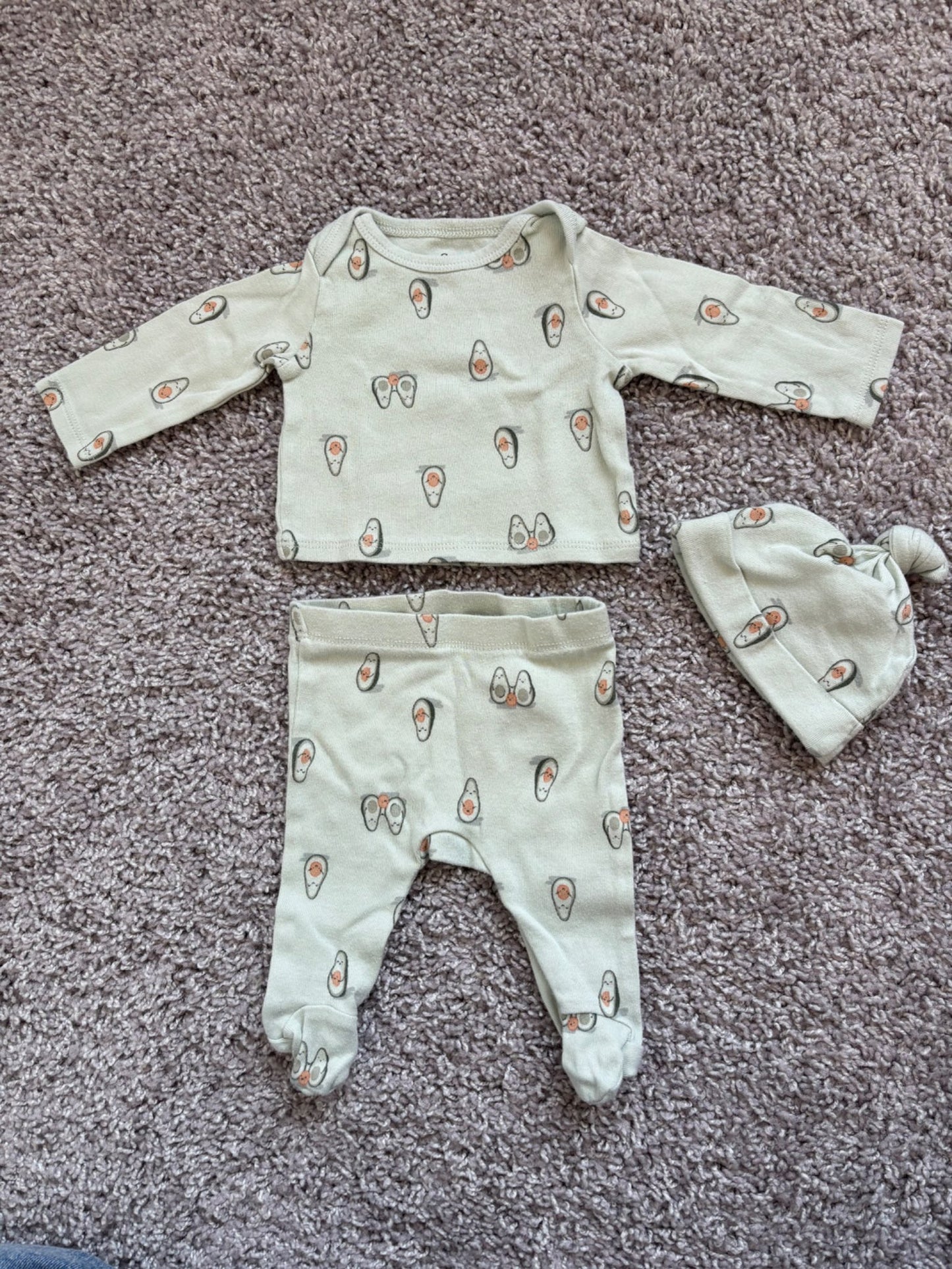 Newborn Avocado Set, Kids Newborn