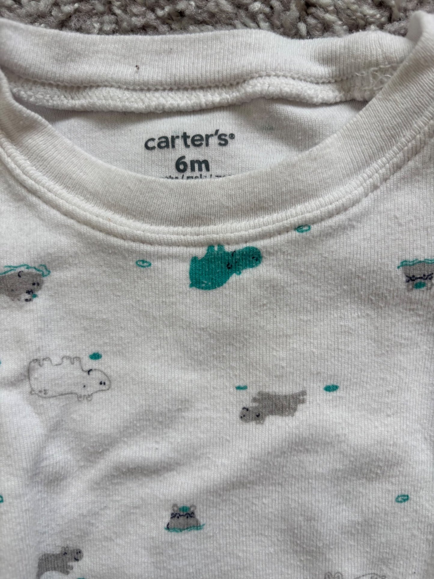 Hippo Vest Outfit, Kids 6 Month (3-6M)