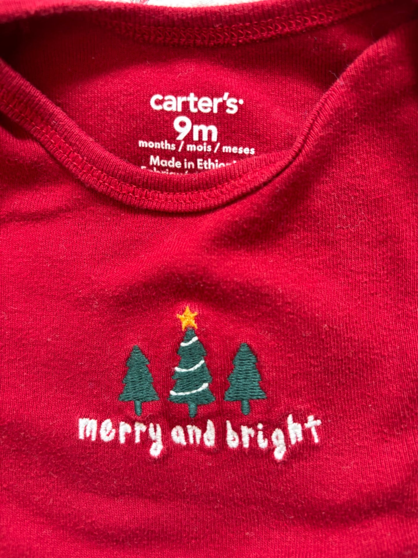 Merry and Bright Christmas Set, Kids 9 Month (6-9M)