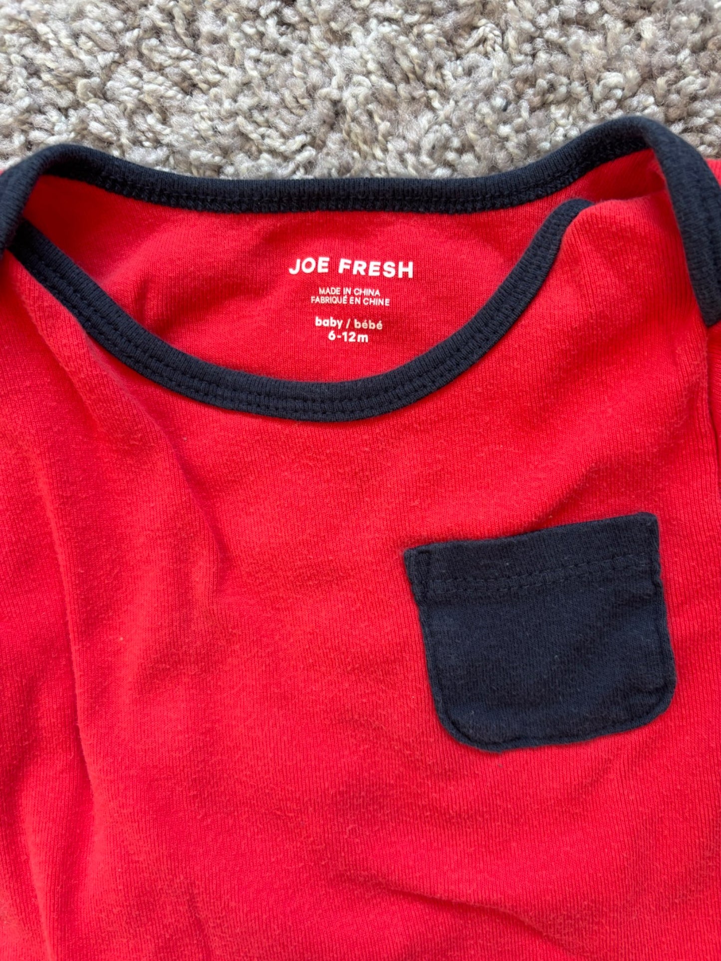 Set of 2 Long-Sleeved Onesie Shirts, Kids 12 Month (9-12M)