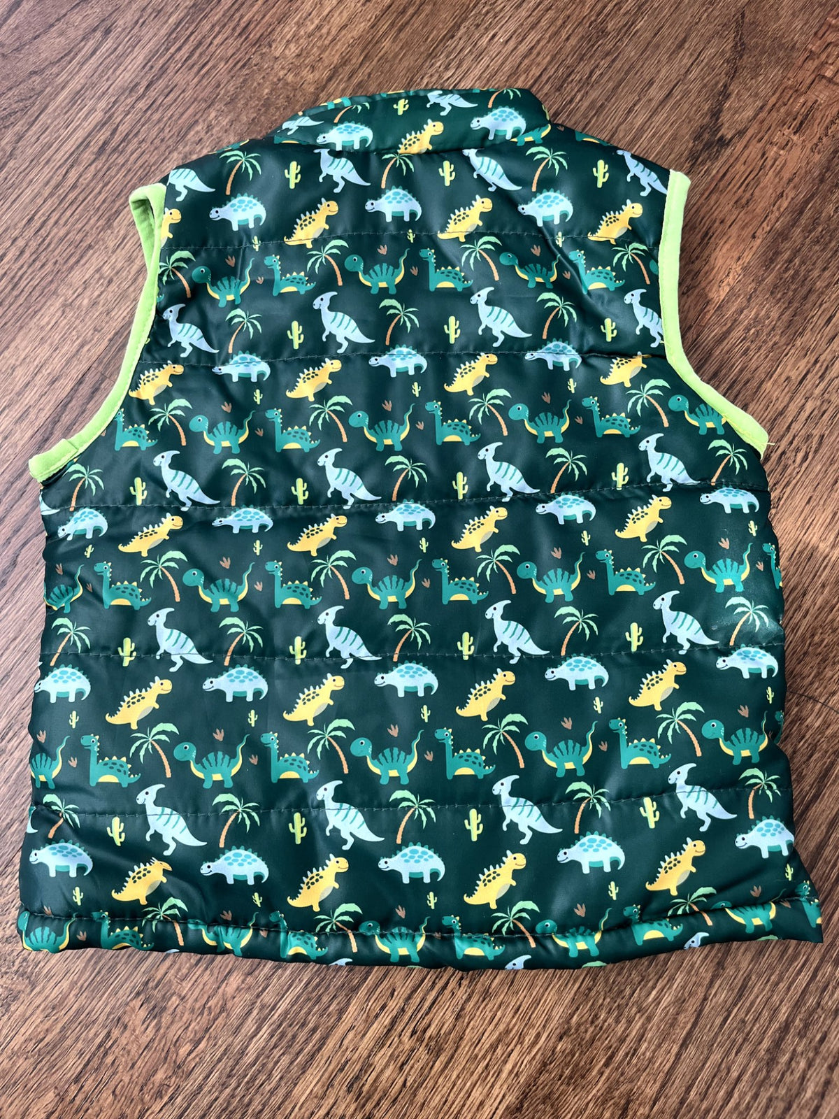 Puffy Dino Vest 18M EUC, Kids 18 Month (12-18M)