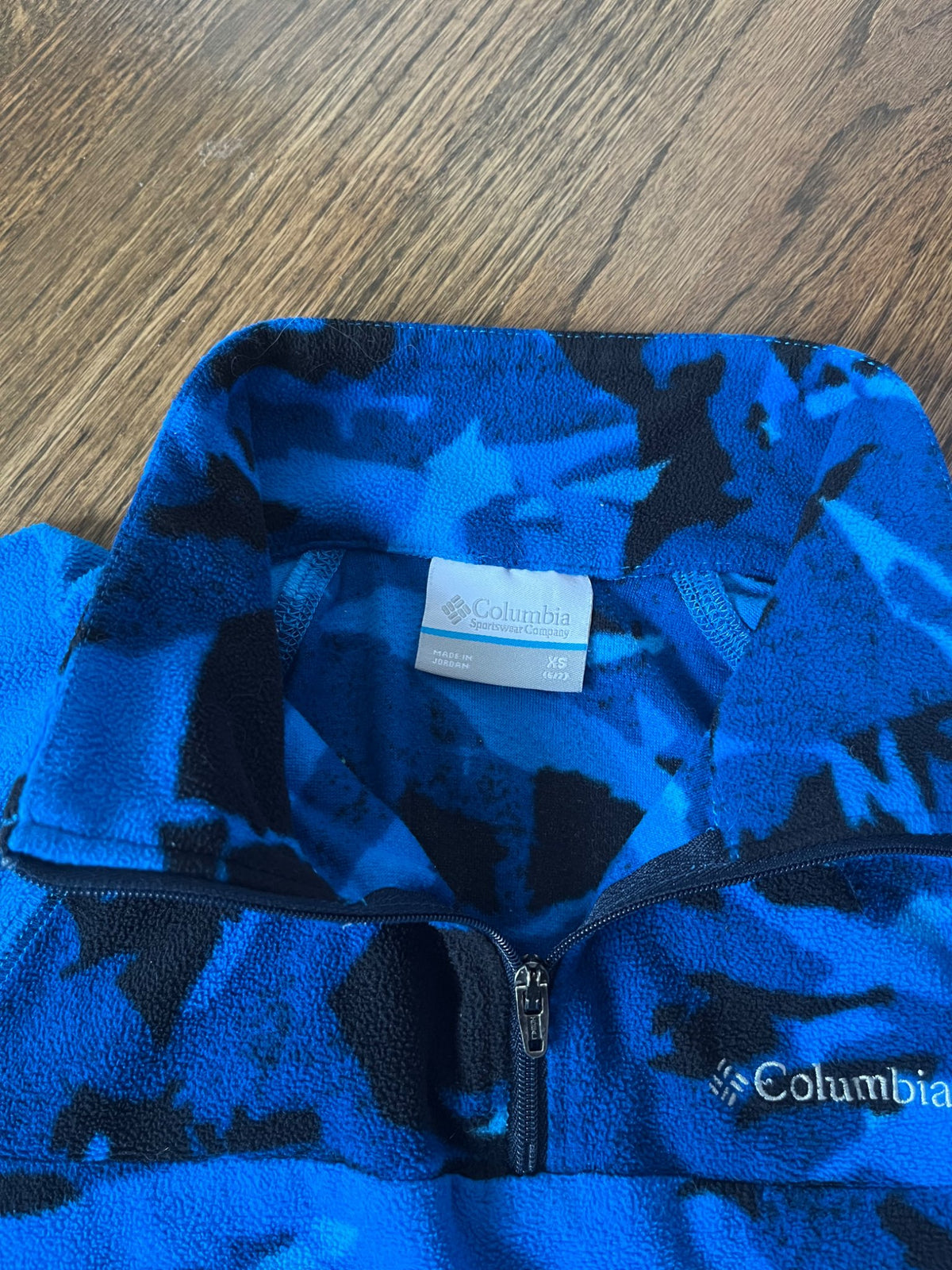 Columbia Quarter Zip Fleece VGUC XS (6-7Yrs), Kids 6/6X