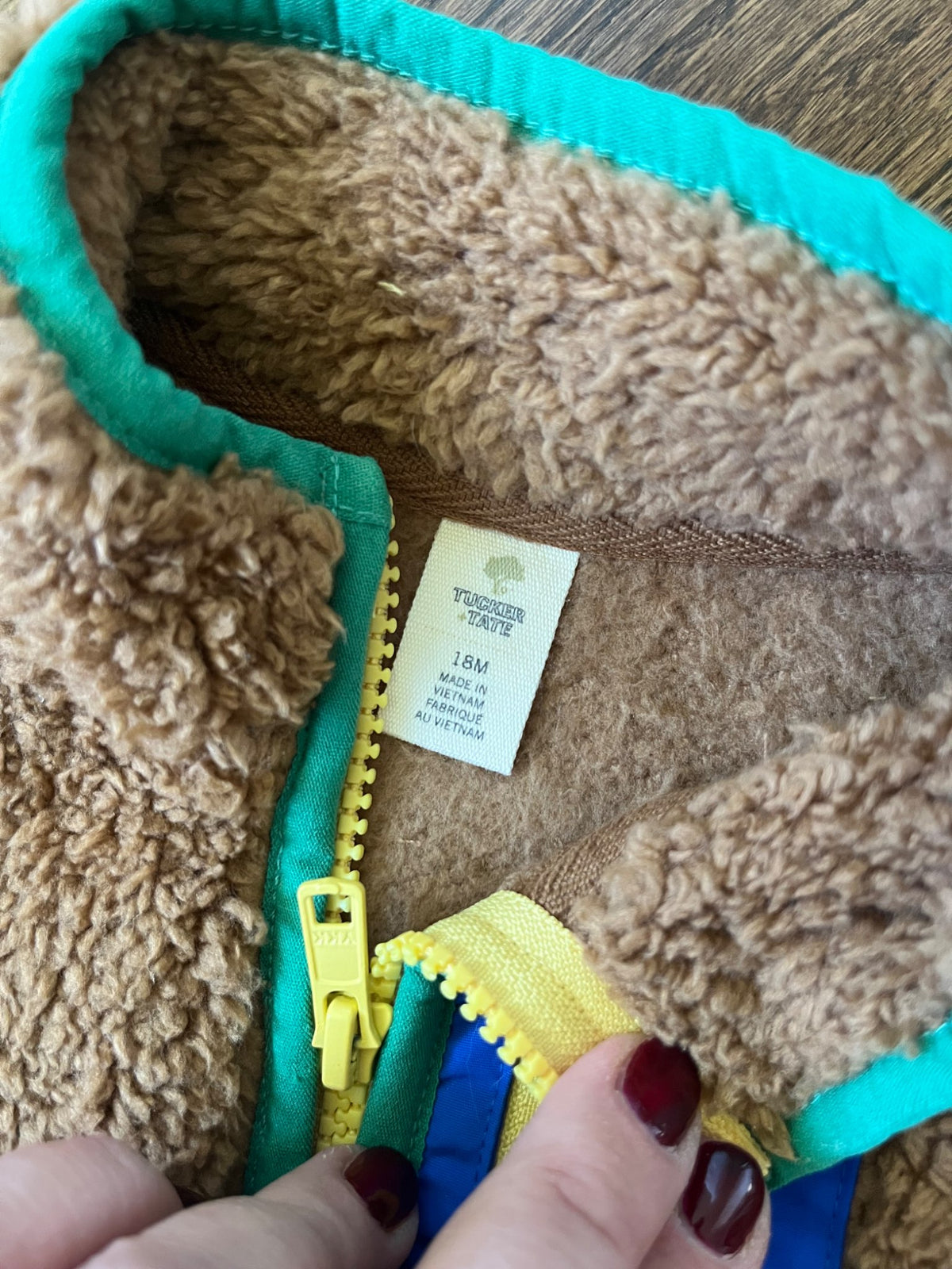 Trucker + Tate Sherpa Vest VGUC 18M, Kids 18 Month (12-18M)