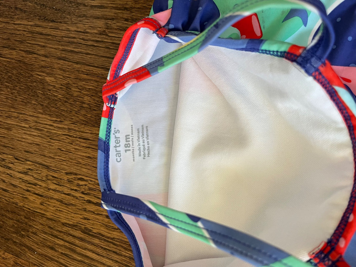 Carter’s One Piece Bathing Suit 18M EUC, Kids 18 Month (12-18M)