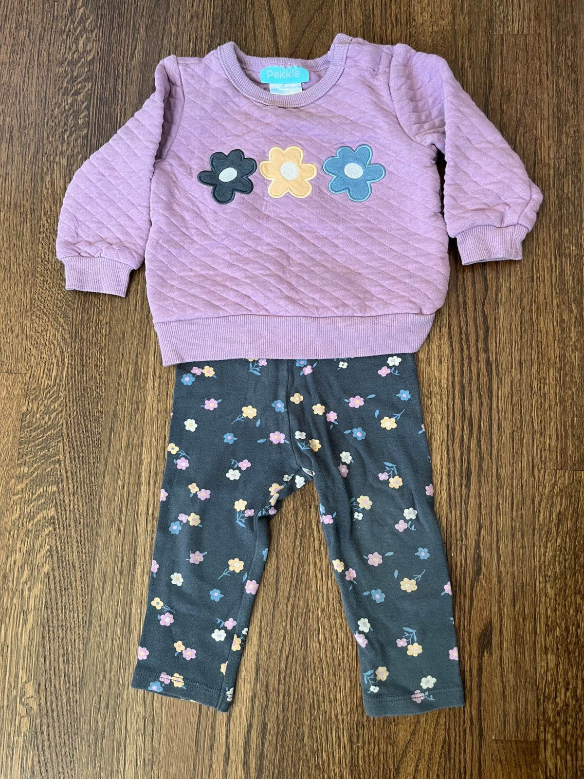 Pekkle Purple Outfit 12M VGUC, Kids 12 Month (9-12M)