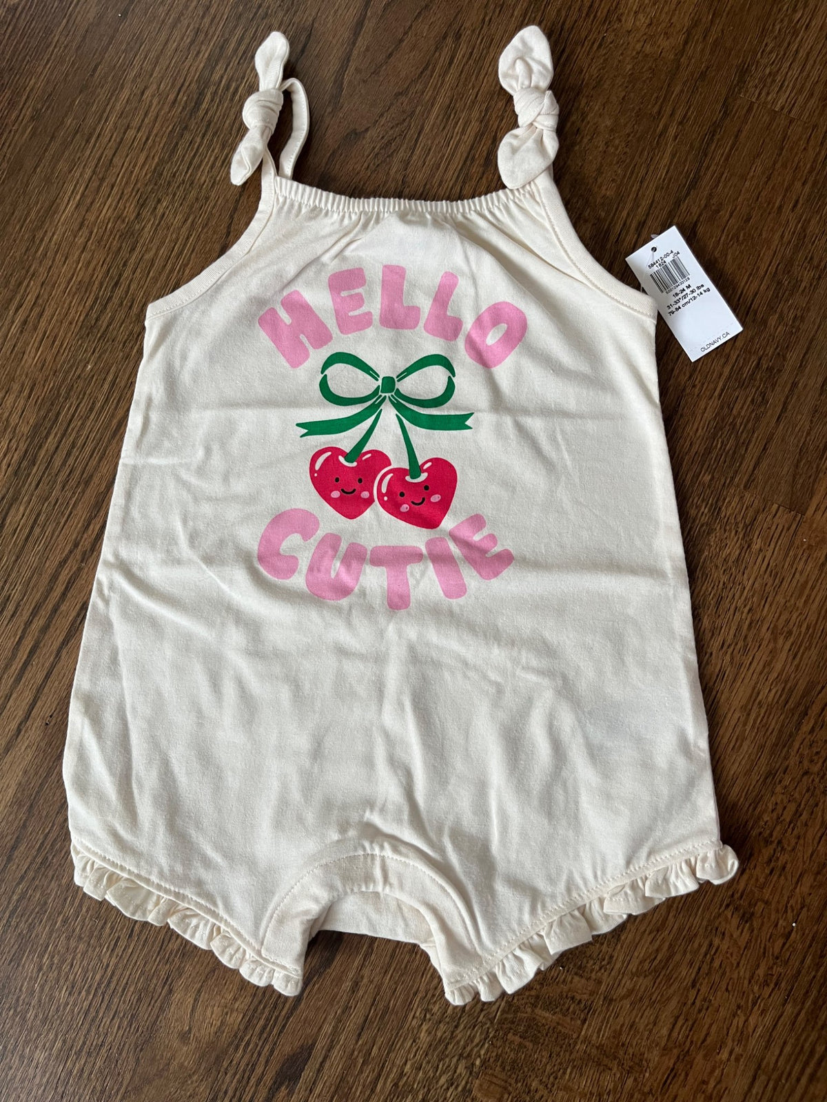 NWT “Hello Cutie” Romper 18-24M, Kids 24 Month (18-24M)