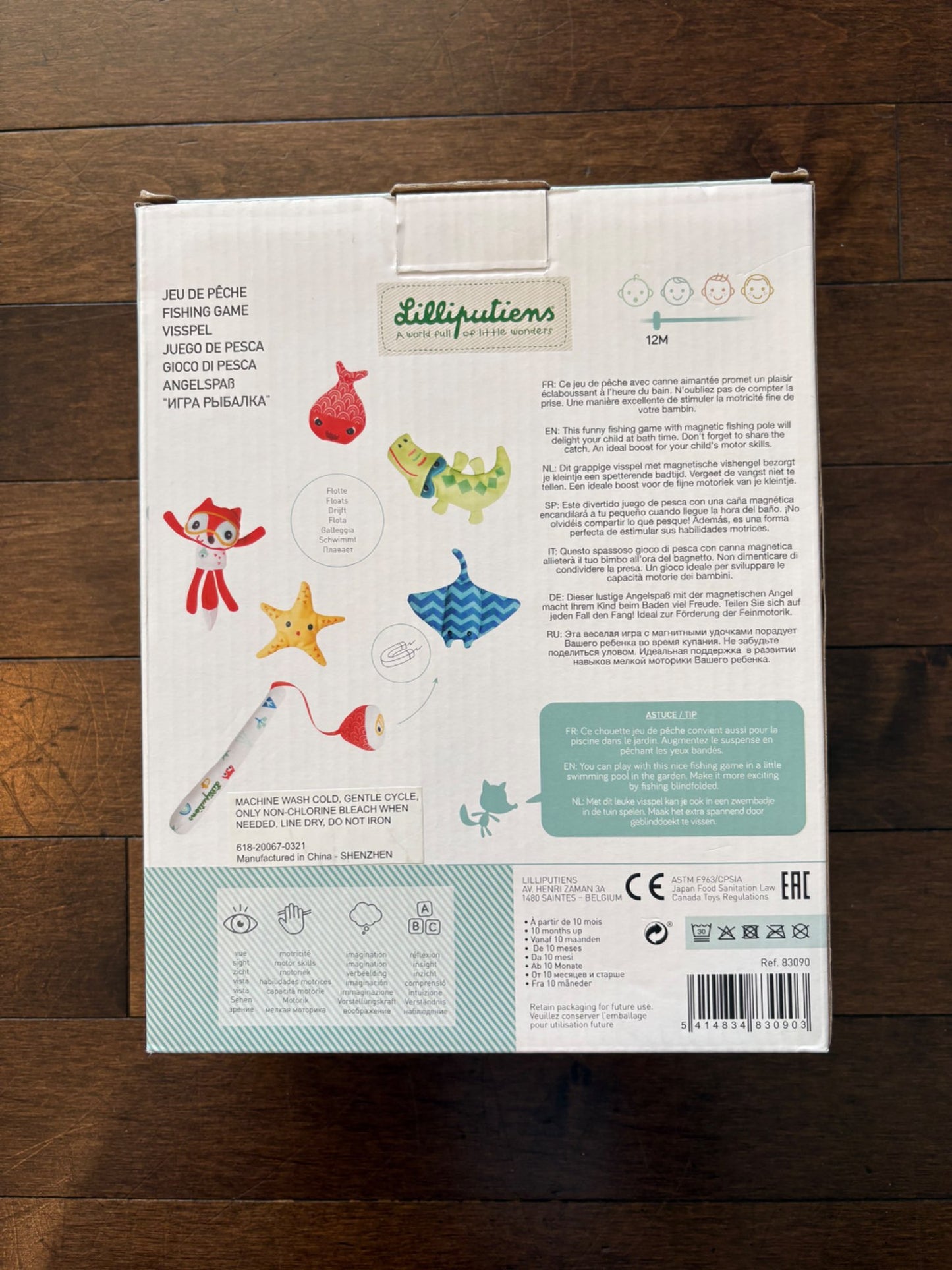 Lilliputiens Magnetic Fishing Game