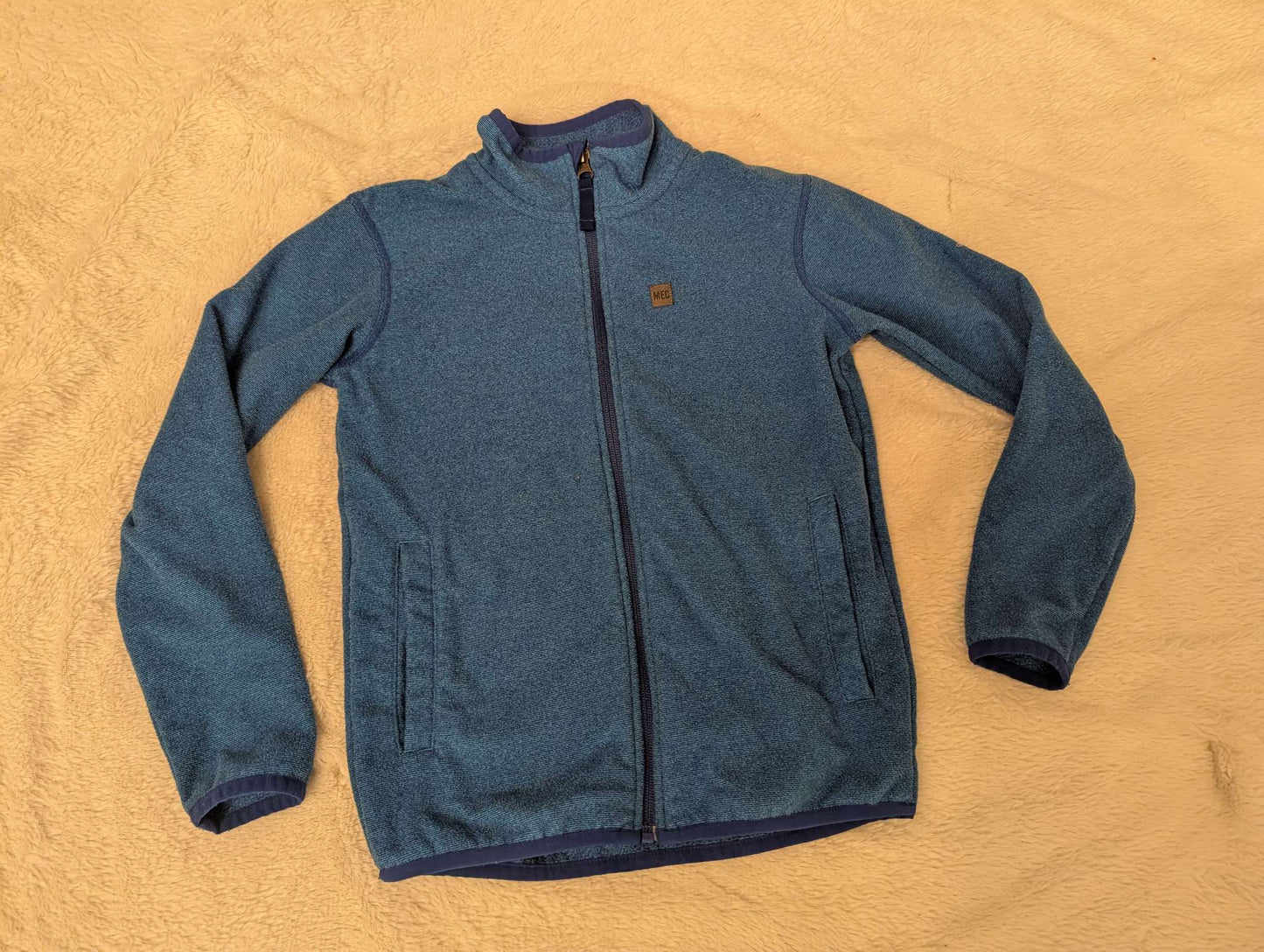 MEC - Blue Fleece Jacket, Size 10, Kids 10 (medium)