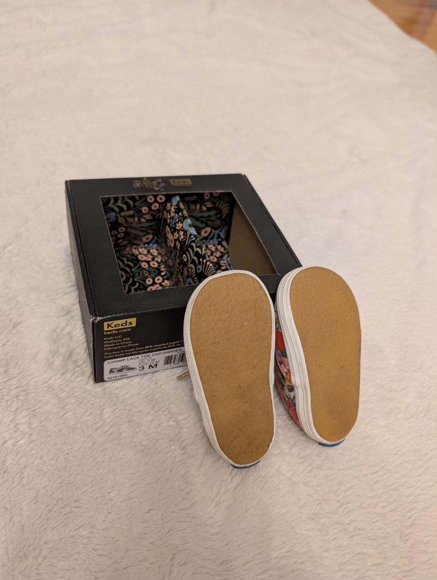 Rifle Paper Co. Keds - Size baby 3M. , Shoes 3 (Baby: 0-12 mth)