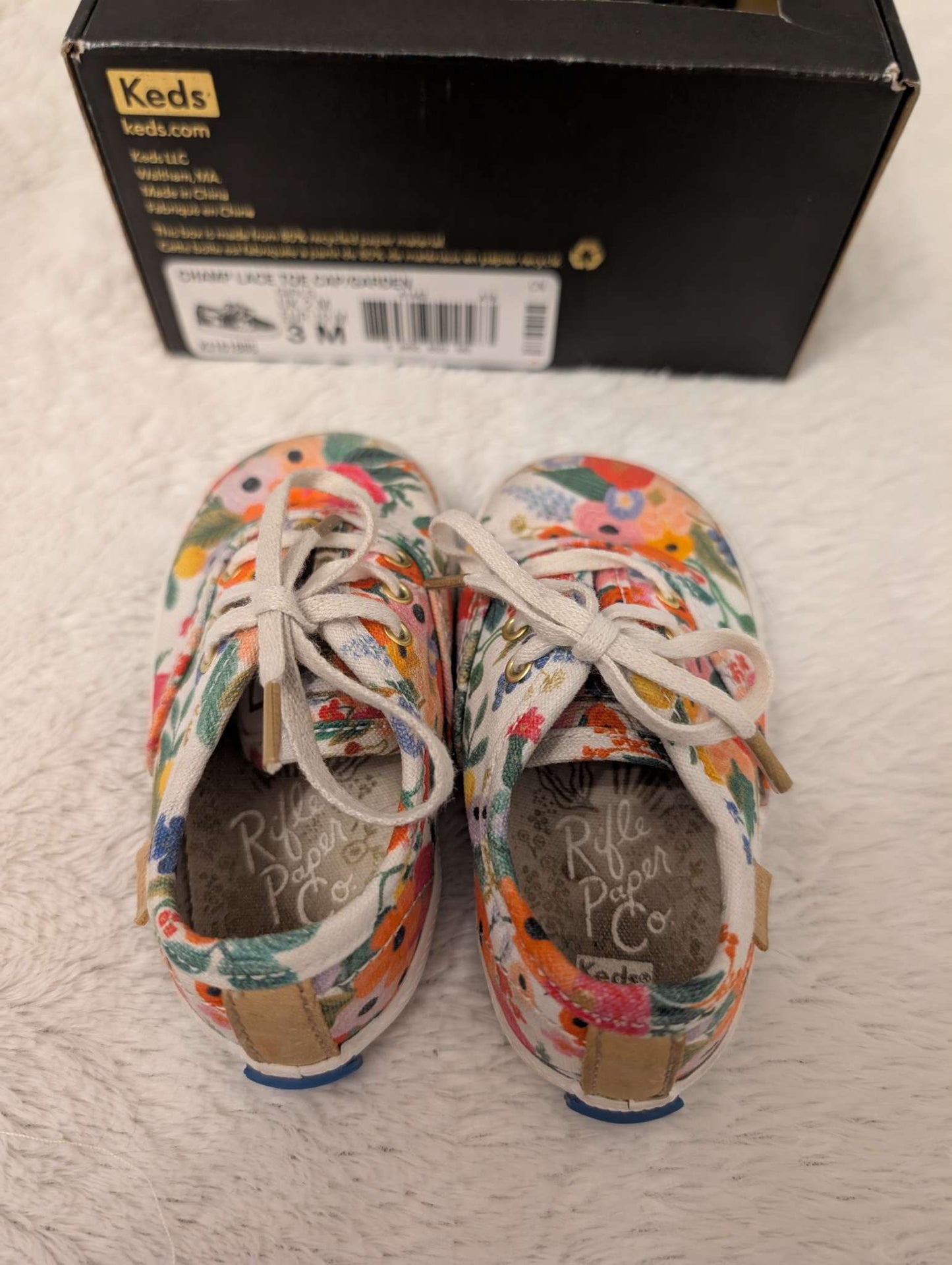 Rifle Paper Co. Keds - Size baby 3M. , Shoes 3 (Baby: 0-12 mth)