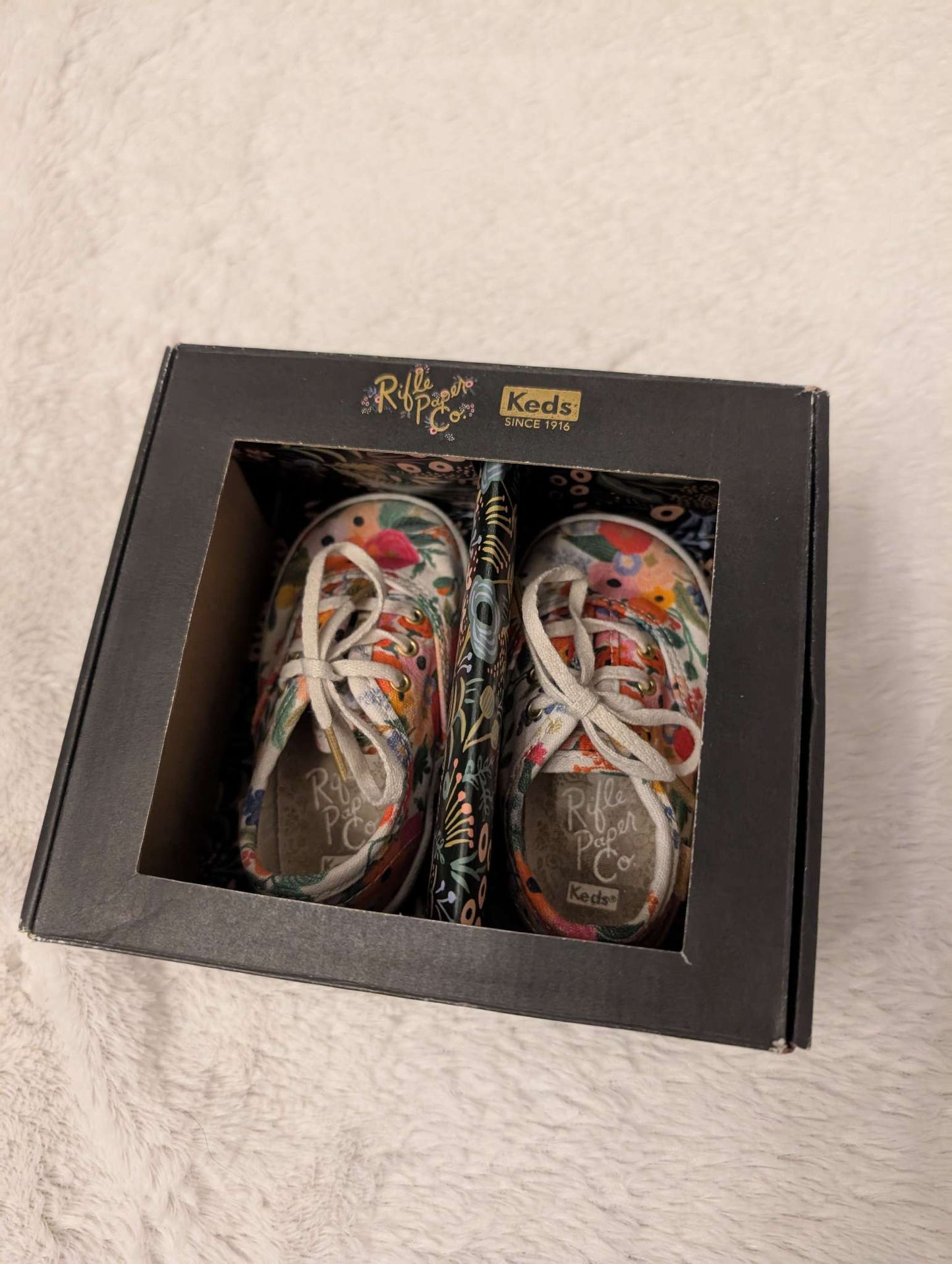 Rifle Paper Co. Keds - Size baby 3M. , Shoes 3 (Baby: 0-12 mth)