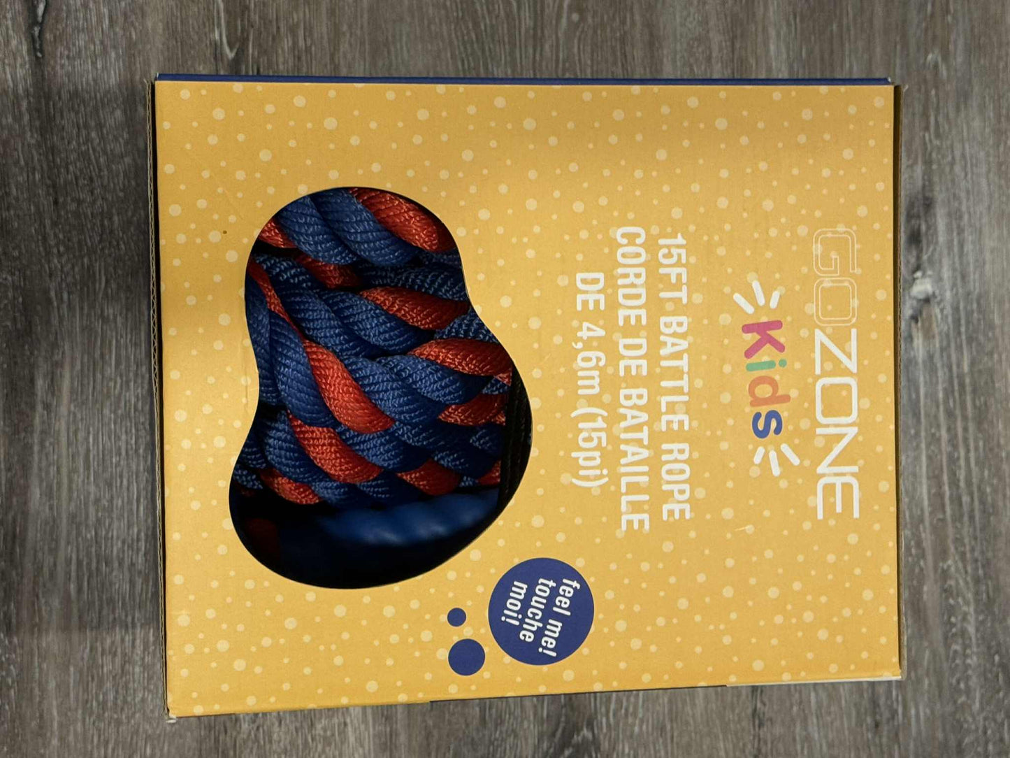 Kidzone - 15ft Tug of war battle rope toy/game. New in Box