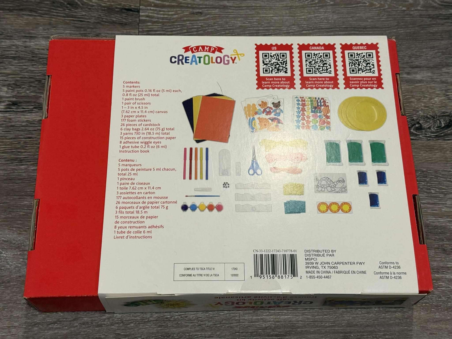 Camp Creatology Craft Activity Kit - New in Box