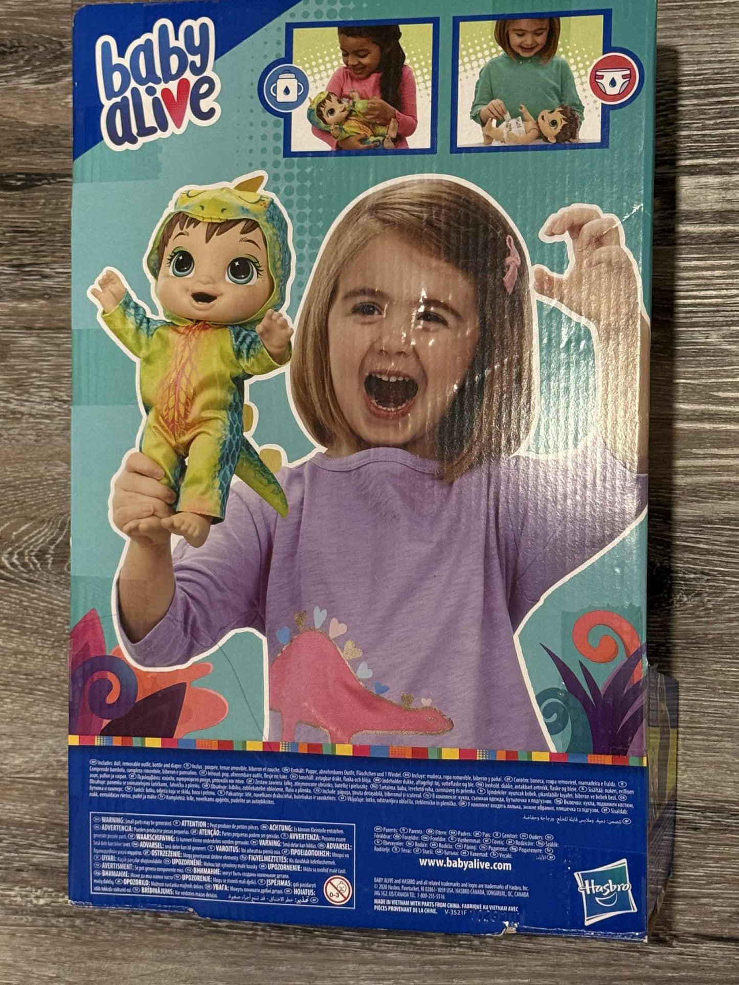 Dino Cuties - Baby Alive Dinosaur Doll, New in Box (A)