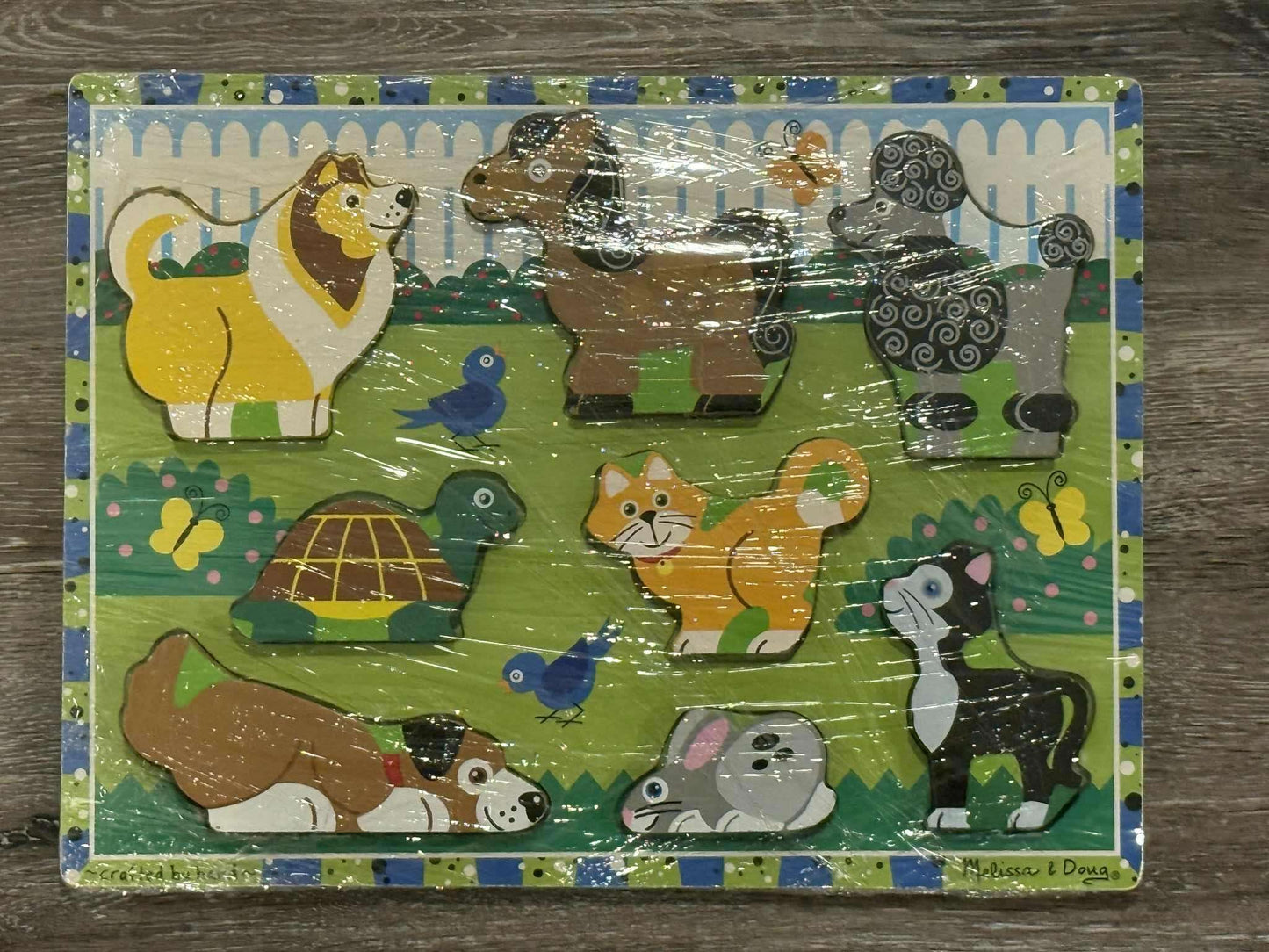 Melissa & Doug - Wooden Animals Puzzle