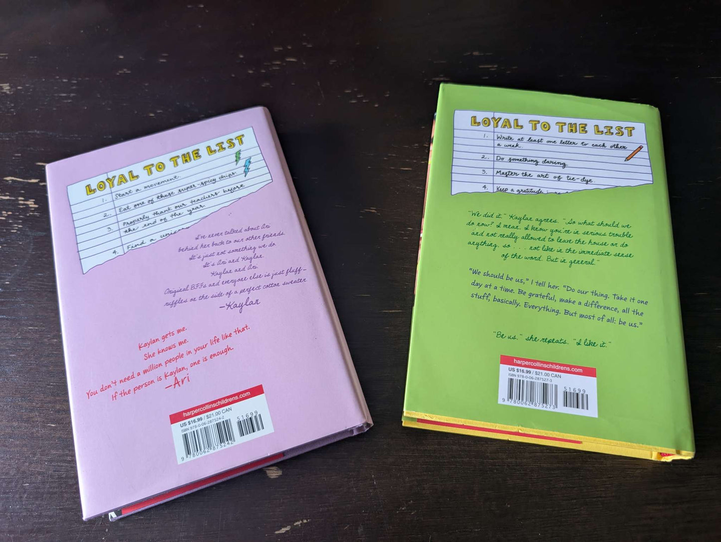 Set of two - Teen girl novels by Lisa Greenwald