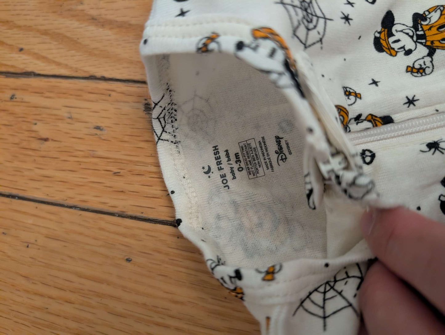 Halloween Disney Mickey Mouse Sleeper - New with tags. MSRP: $16 , Kids 3 Month (0-3M)
