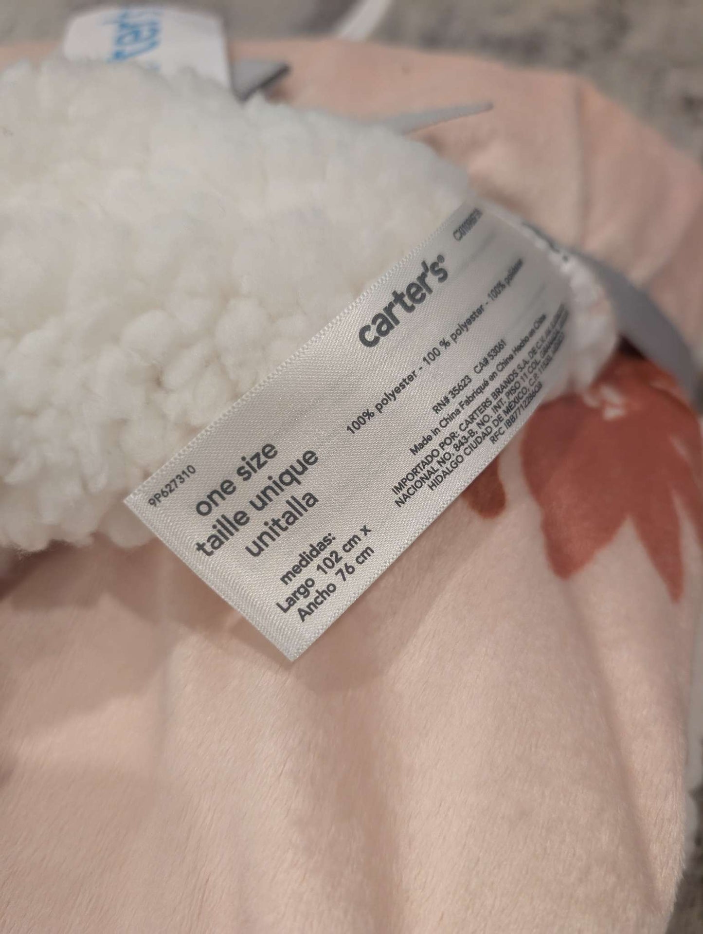 Carter's New with tags baby blanket
