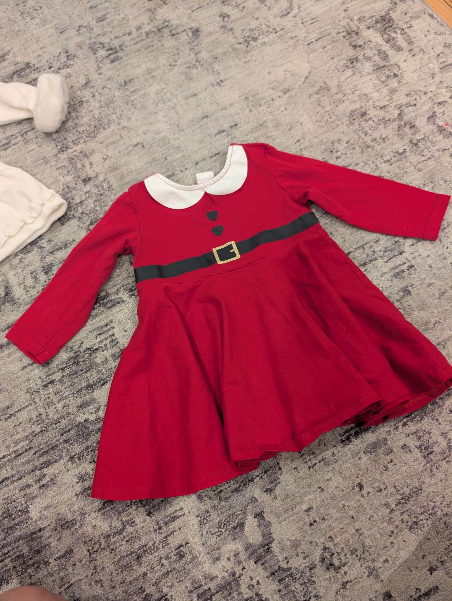 H&M Christmas Dress and White 'My First Christmas's hoodie. 6-9 months , Kids 9 Month (6-9M)