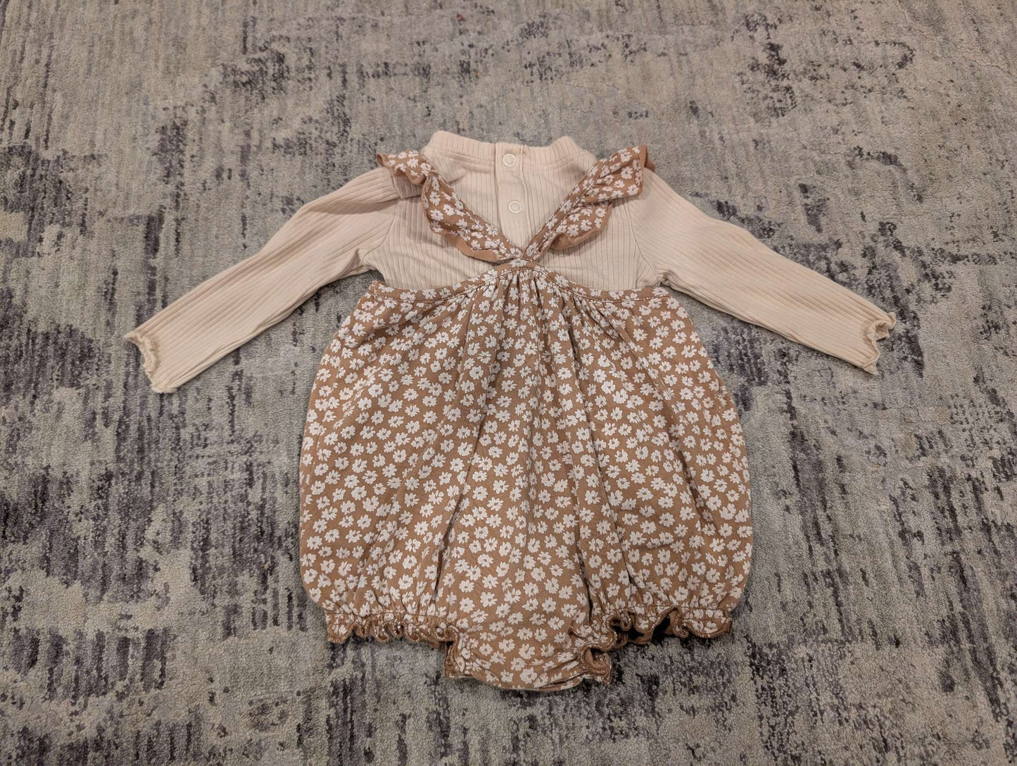 Rylee & Cru bubble romper bodysuit + Tu undershirt. 3-6 months , Kids 6 Month (3-6M)