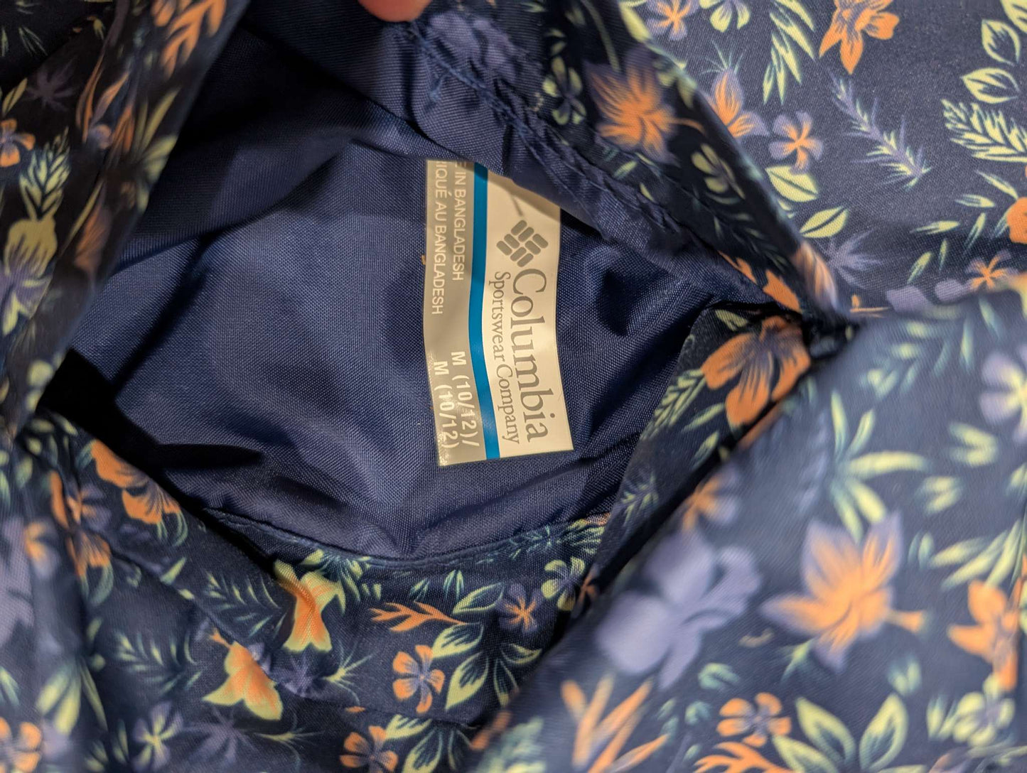 Columbia Reversible Light Jacket - 10/12, Kids 10 (medium)