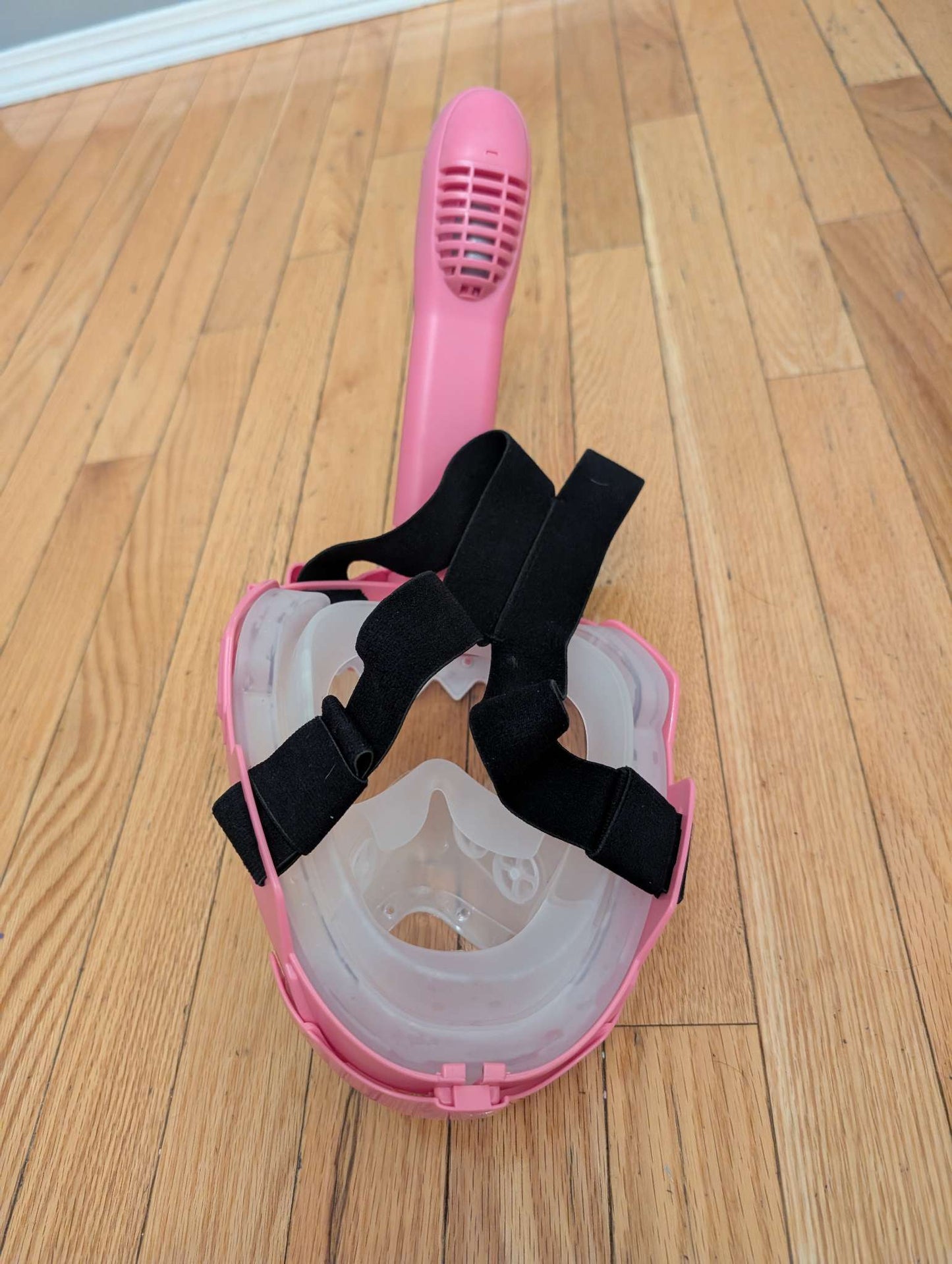 Zipoute - Pink Shark Snorkel Mask. Original Price $80