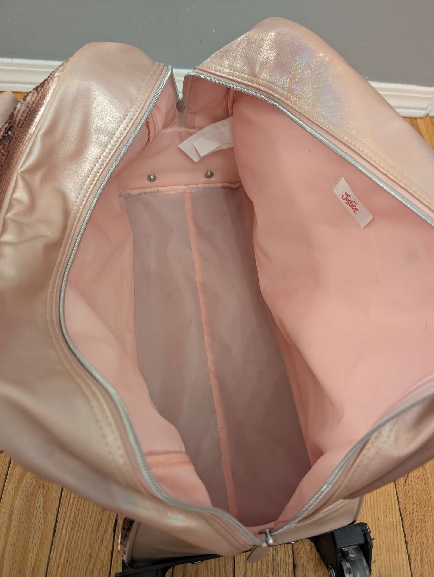 Justice Rolling Tote/Weekend/Duffle Bag 'Going Places'/'Vacay All day'