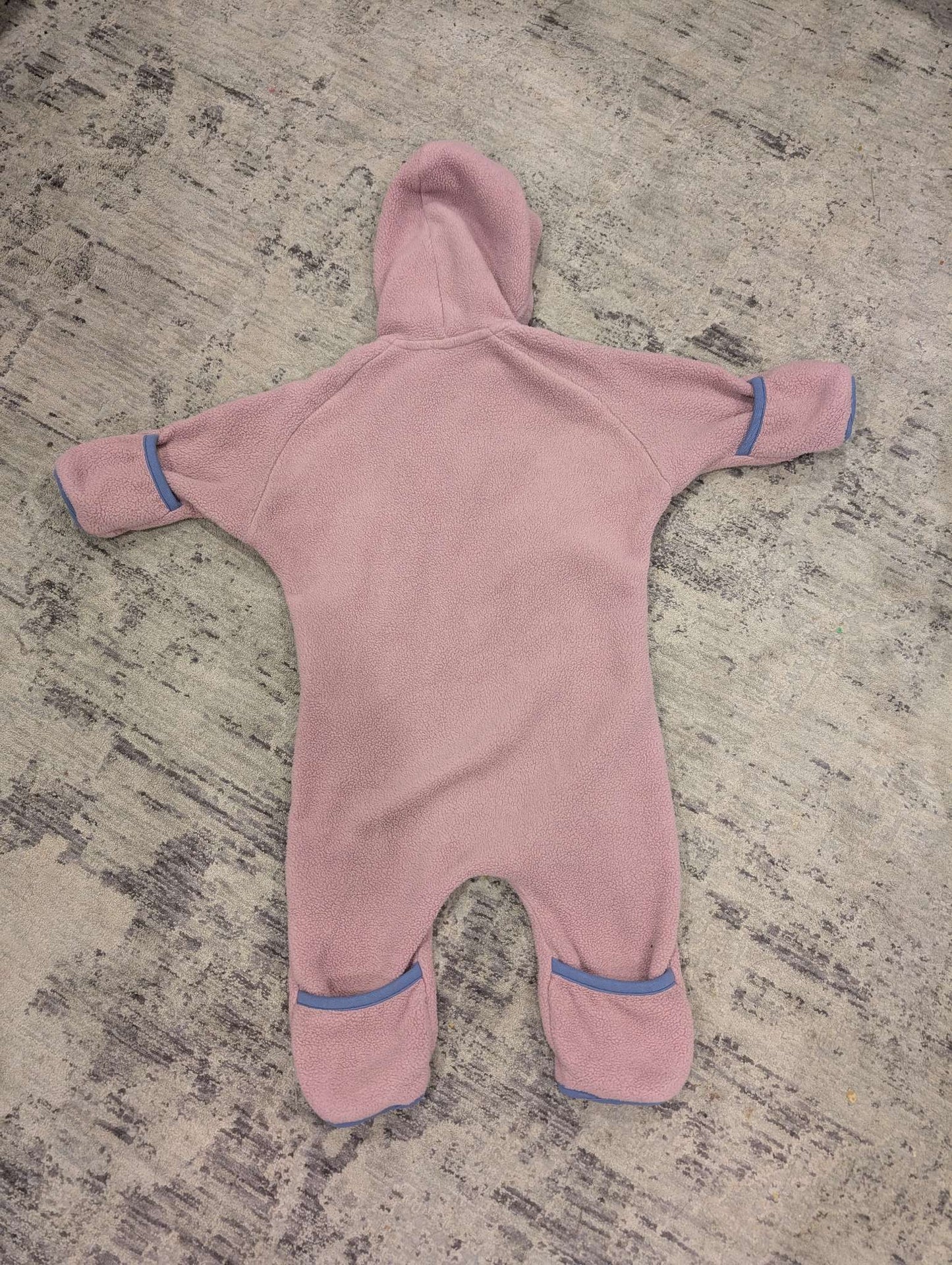MEC - Purple Polar Bear Fleece Bunting Suit. , Kids 6 Month (3-6M)