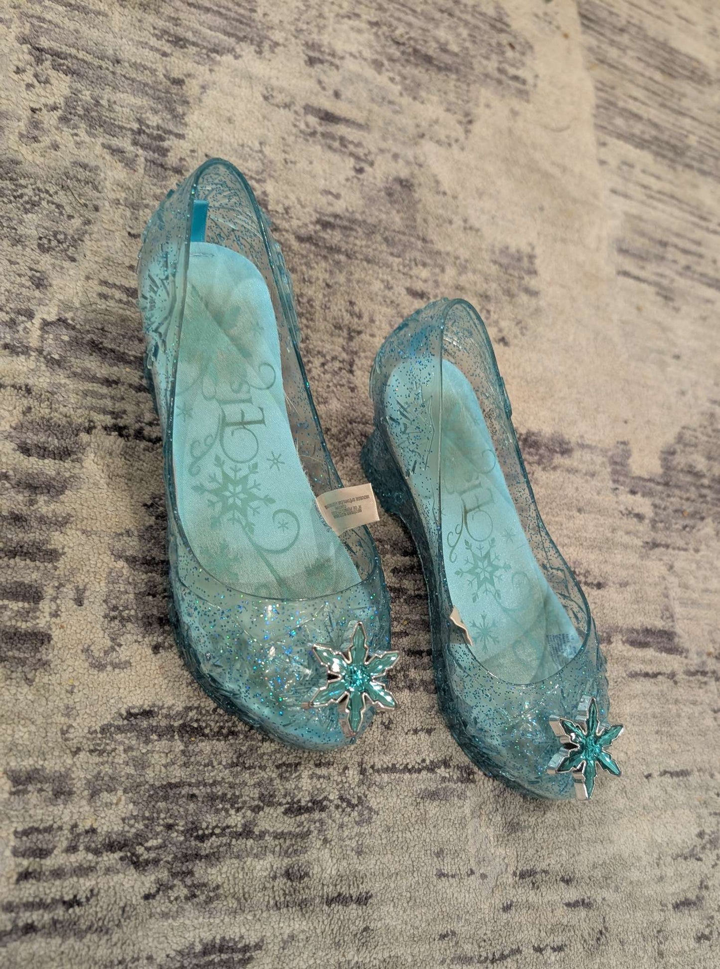 Elsa Dress Up Shoes with light up heels (US size 11/12), Shoes 11 (Toddler:2-4yr)