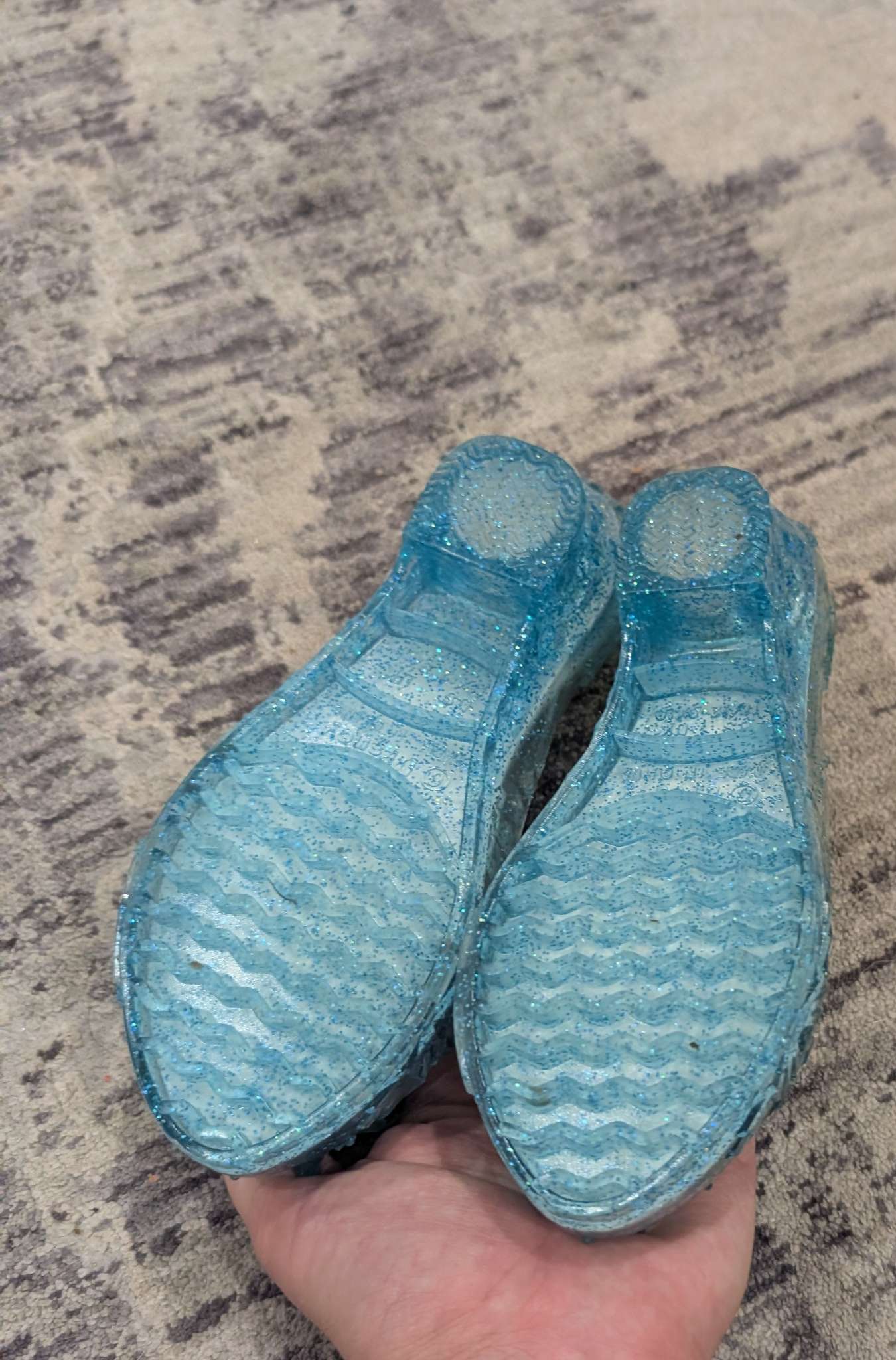 Elsa Dress Up Shoes with light up heels (US size 11/12), Shoes 11 (Toddler:2-4yr)