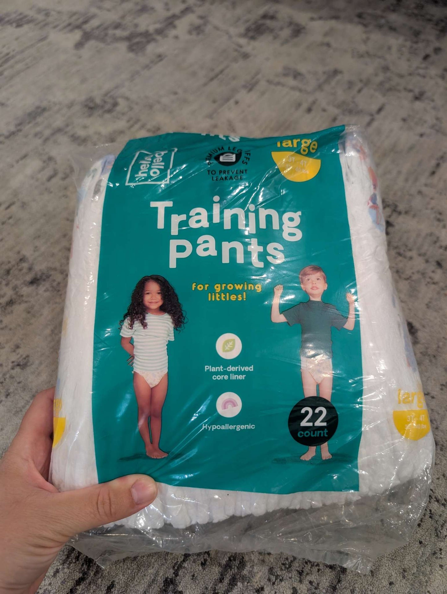2 packets of Sealed Hello Bello Training Pants Pull Ups. Size 3T/4T. 44 in total