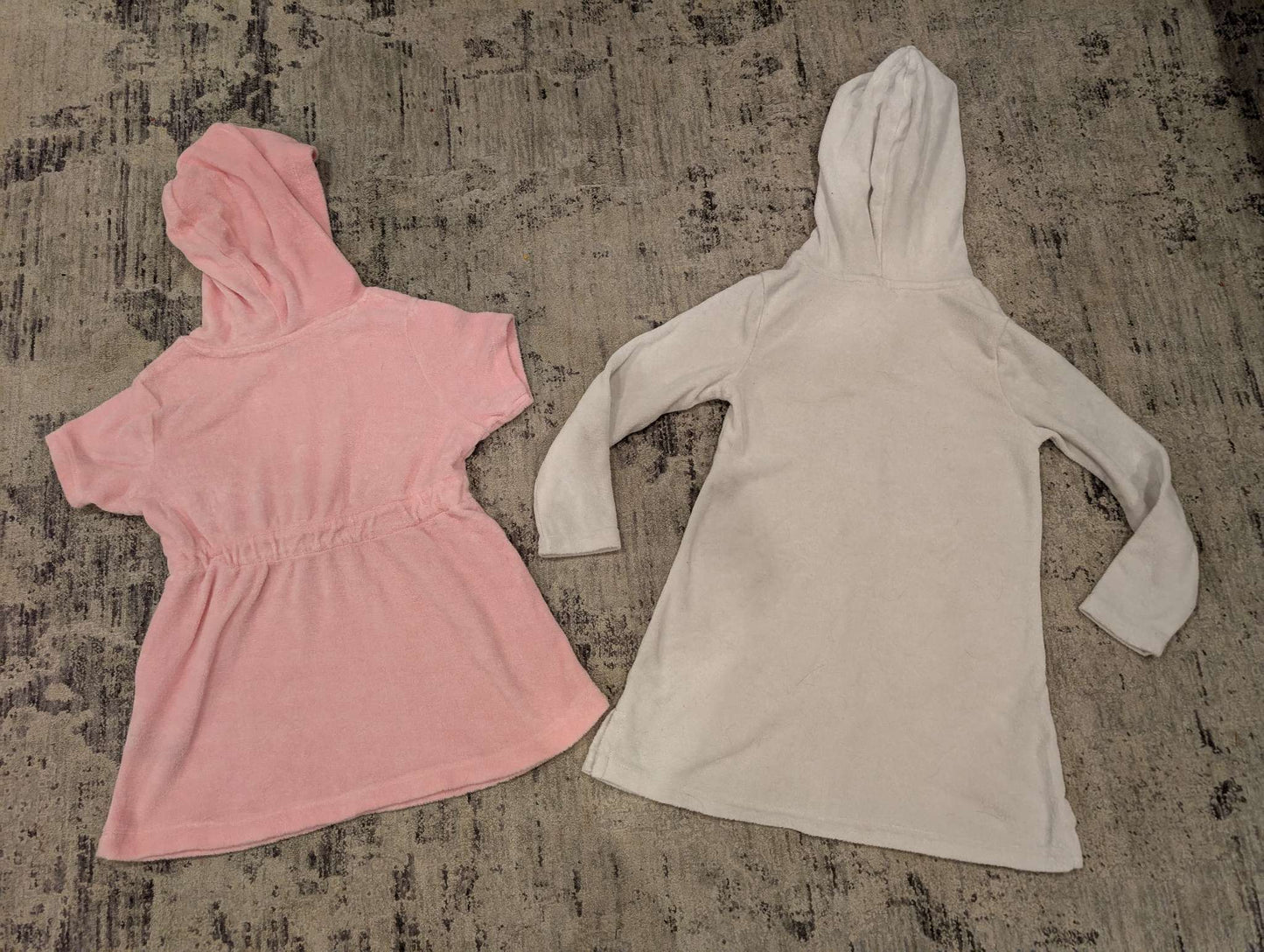 Bundle of 2 - Wearable Towelette Beach Coverups , Kids 4/4T