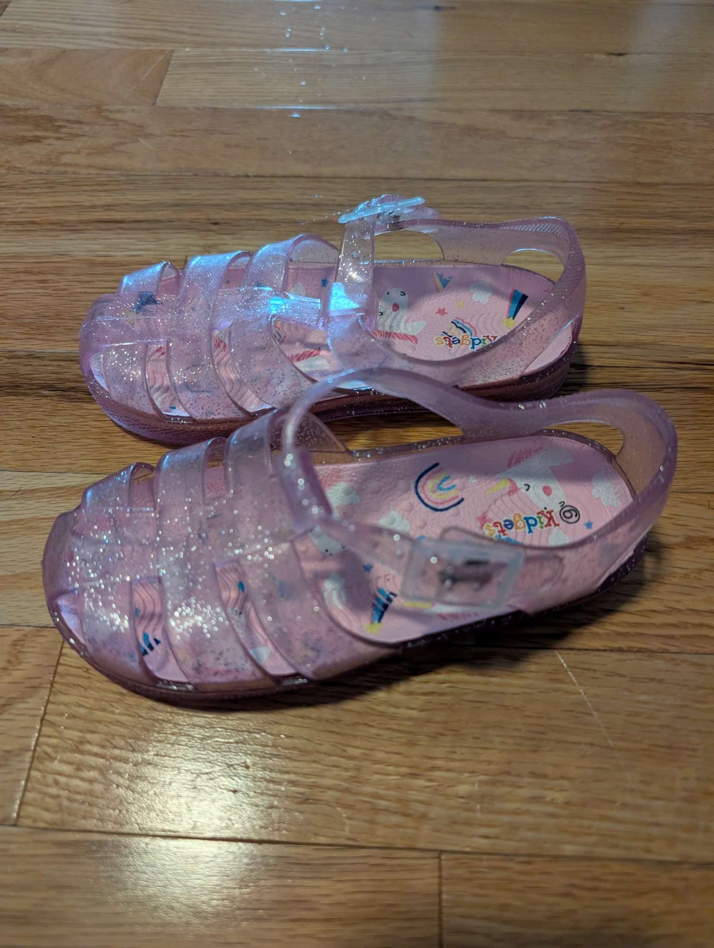 Kidgets Pink Jelly Sandals - Girls Size 9, Shoes 9 (Toddler:2-4yr)