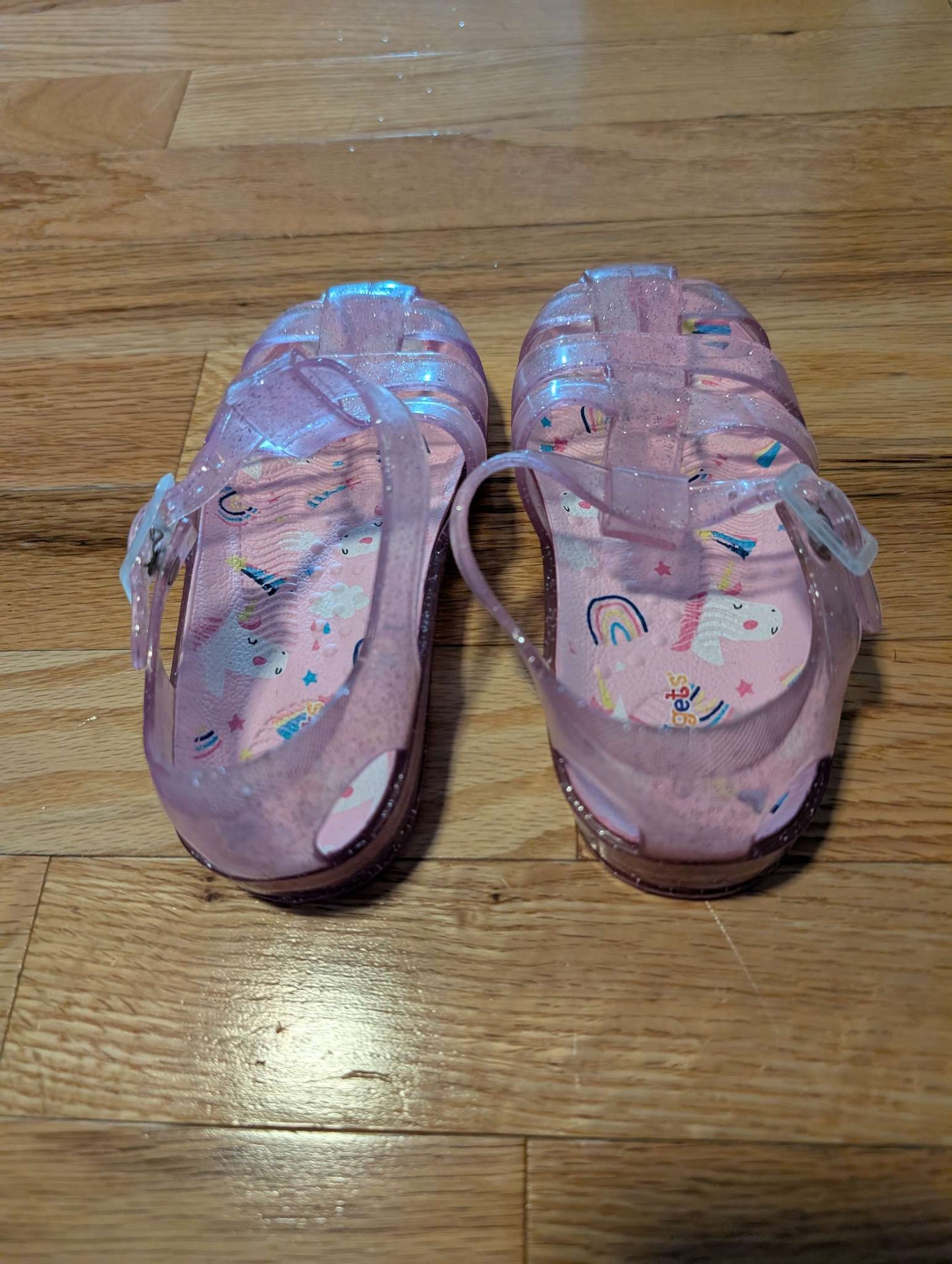 Kidgets Pink Jelly Sandals - Girls Size 9, Shoes 9 (Toddler:2-4yr)