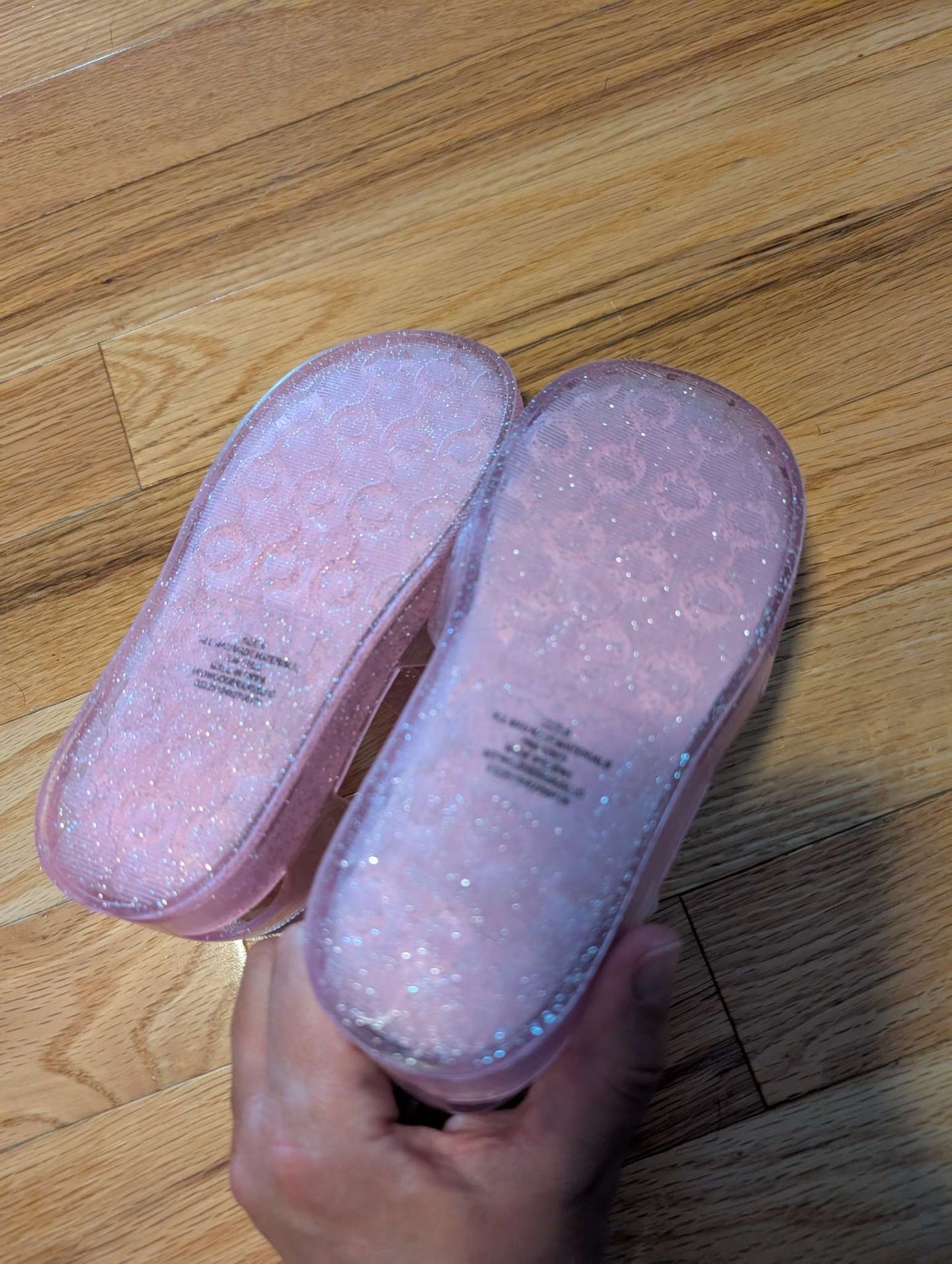 Kidgets Pink Jelly Sandals - Girls Size 9, Shoes 9 (Toddler:2-4yr)