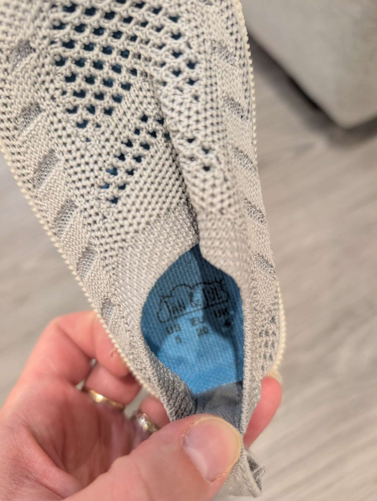 Grey Jan & Jul - Slip on toddler shoes - Size 5, Shoes 5 (Walkers:12-24 mth)