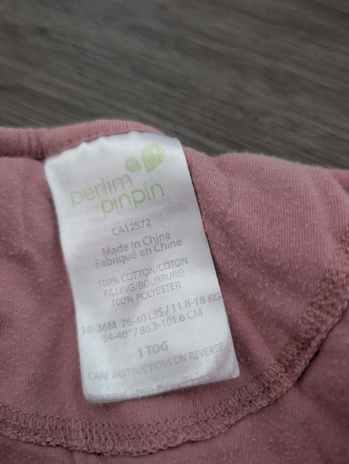 Perlimpinpin - Sleep Sack (18-36 months), 18-24 Months (Extra Large)
