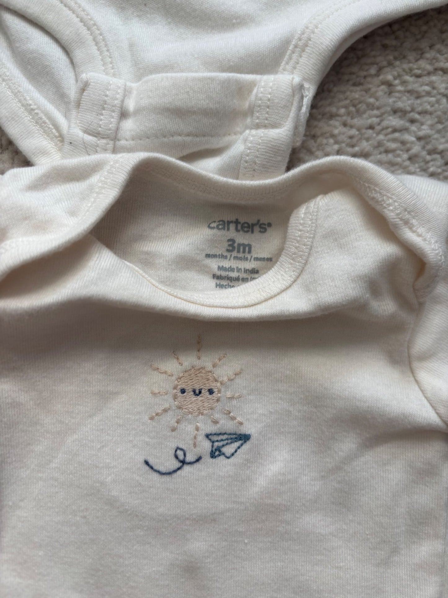 3m Onesie bundle (4), Disney, Carters, Kids 3 Month (0-3M)