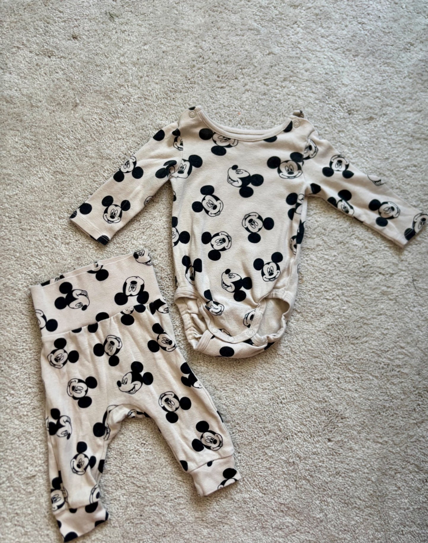 2 Piece Outfits Bundle, Mickey Mouse, Sailboats, 3m, Kids 3 Month (0-3M)
