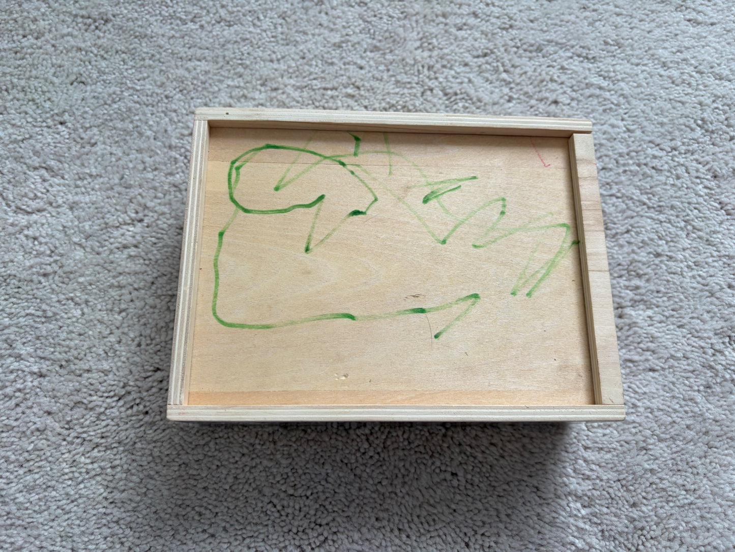 Melissa + Doug 4-in-1 Wooden Dino Puzzles *writing on box*