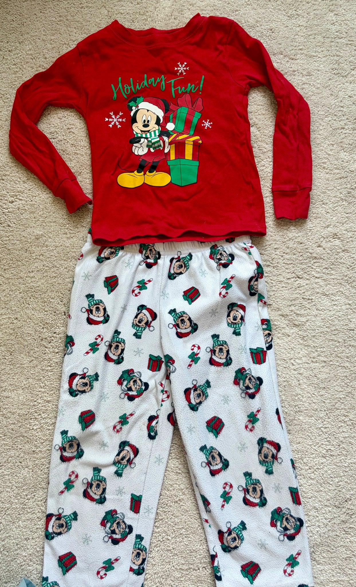 Mickey Mouse Christmas PJs, Carters, 4T, Kids 4/4T