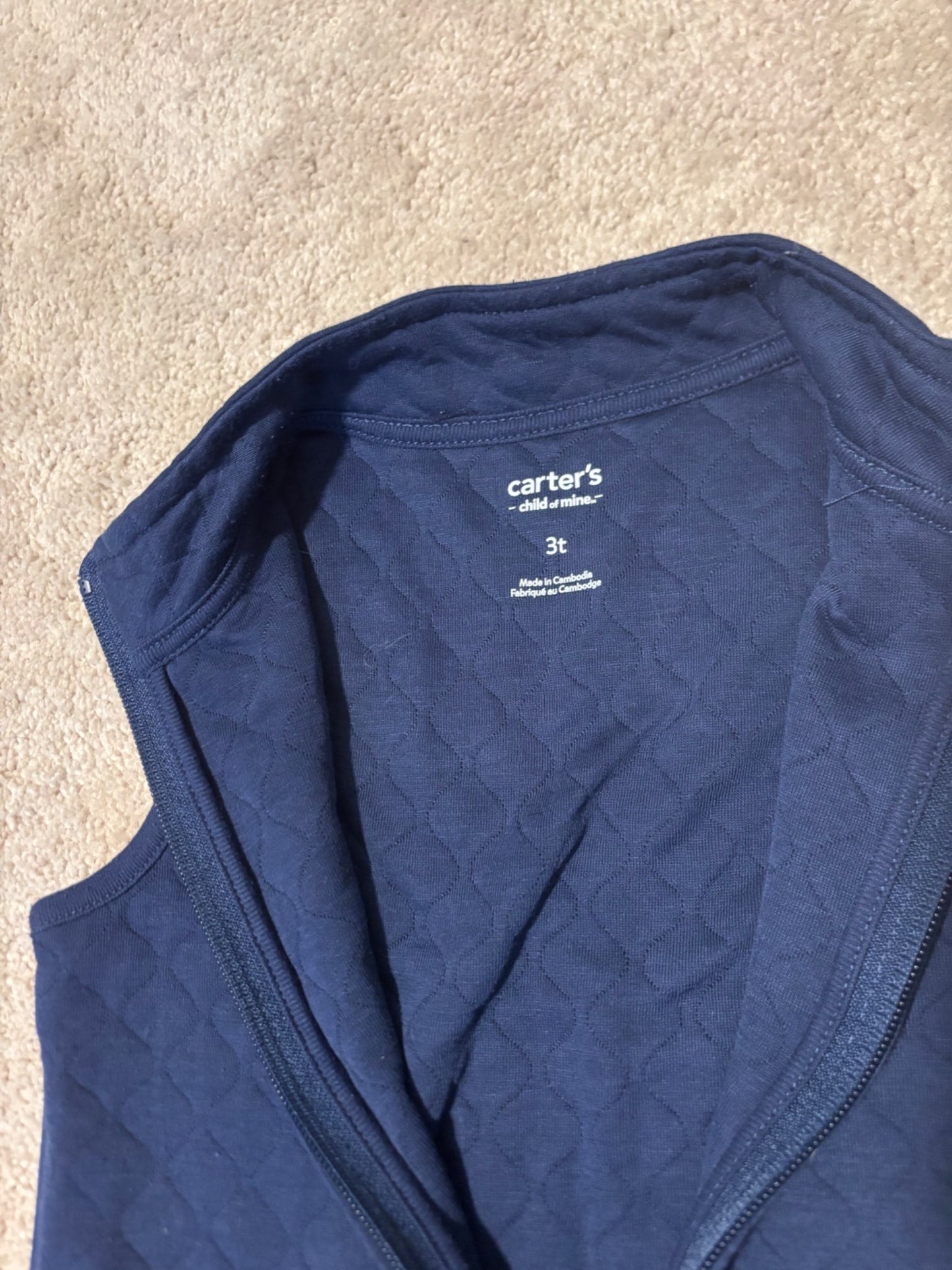 Navy Vest, 3T, Carters, Kids 3T