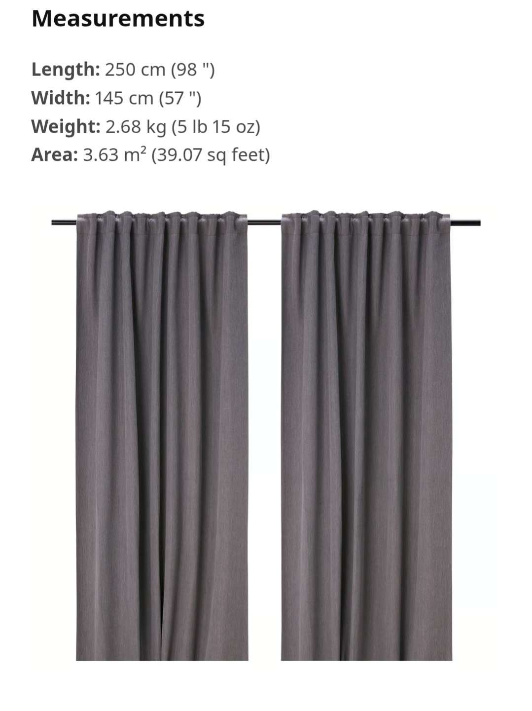 Nursery Blackout Curtains: MRSP $79.99 CAD