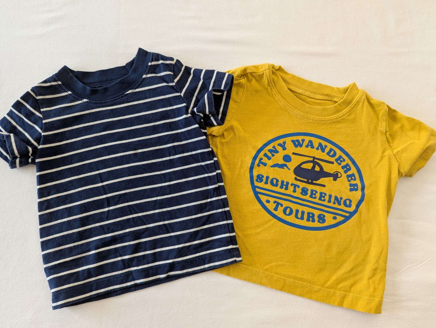 6-9 Month Carter's Tiny Wanderer T-shirt Bundle (2 pcs), Kids 9 Month (6-9M)