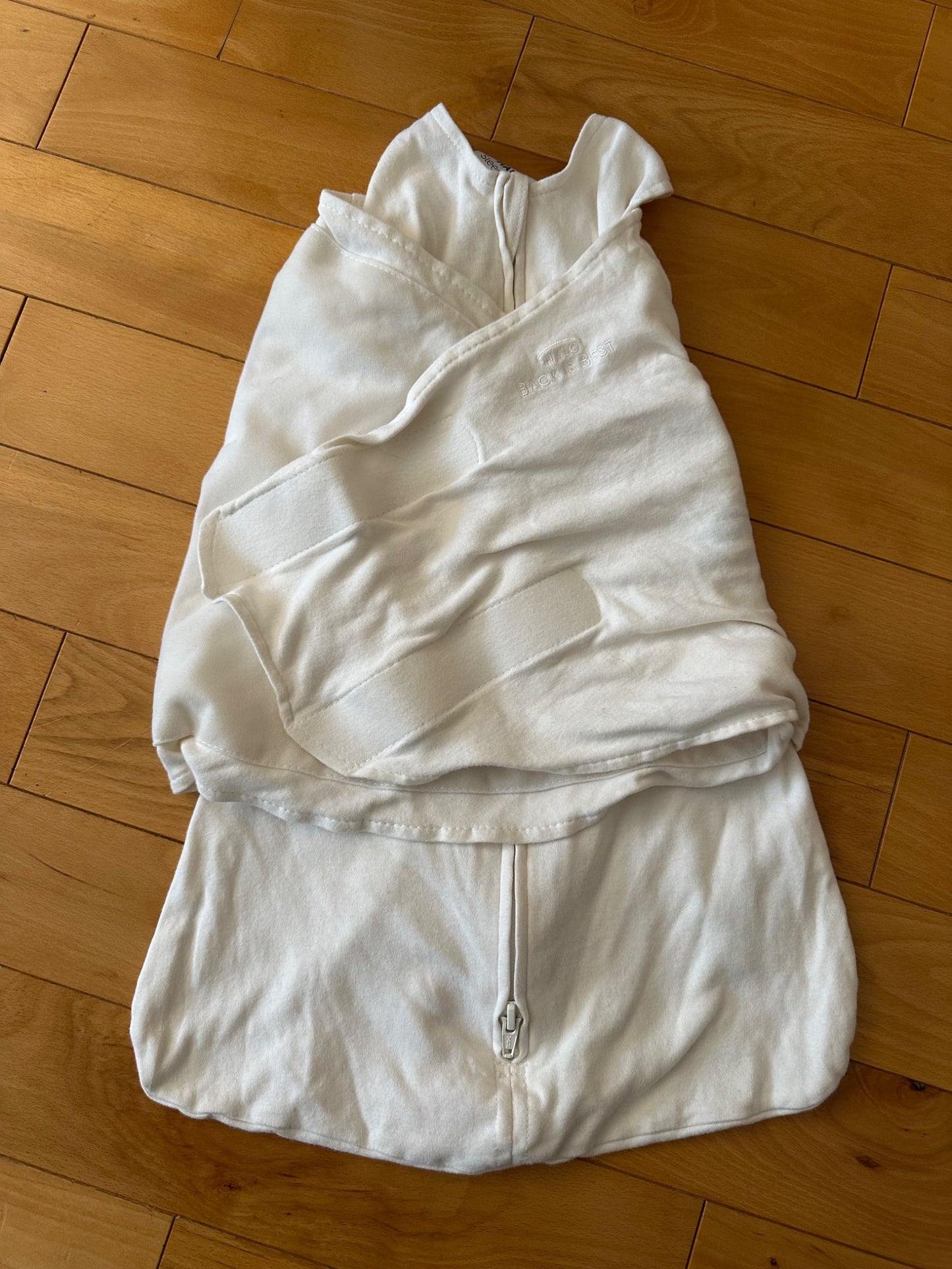 Halo Newborn Cream Swaddle SleepSack, 0-3 Months (Newborn)