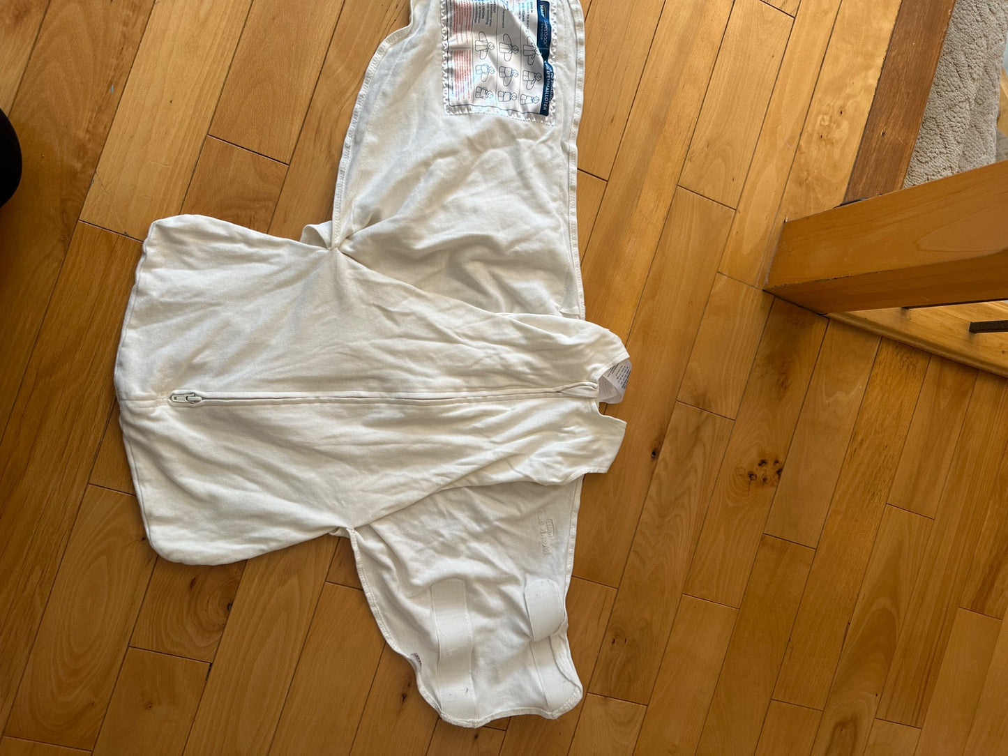 Halo Newborn Cream Swaddle SleepSack, 0-3 Months (Newborn)