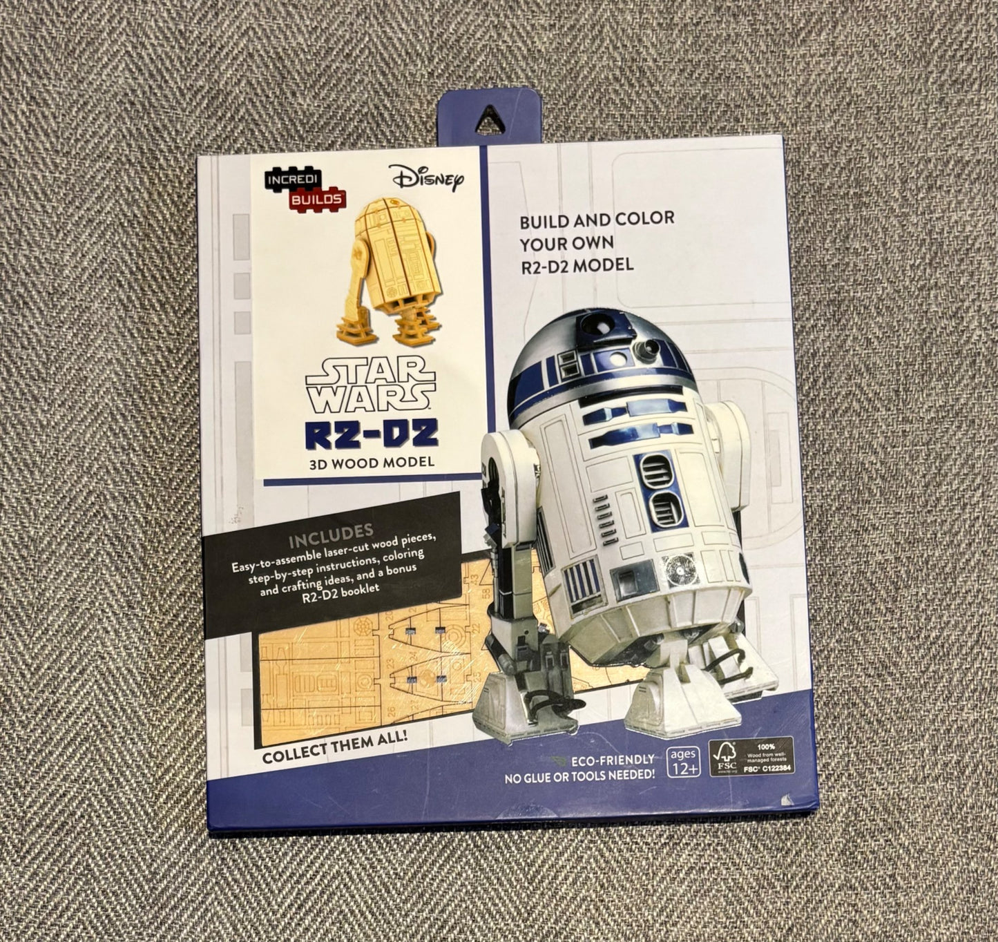 Star Wars 3D wooden model-R2D2
