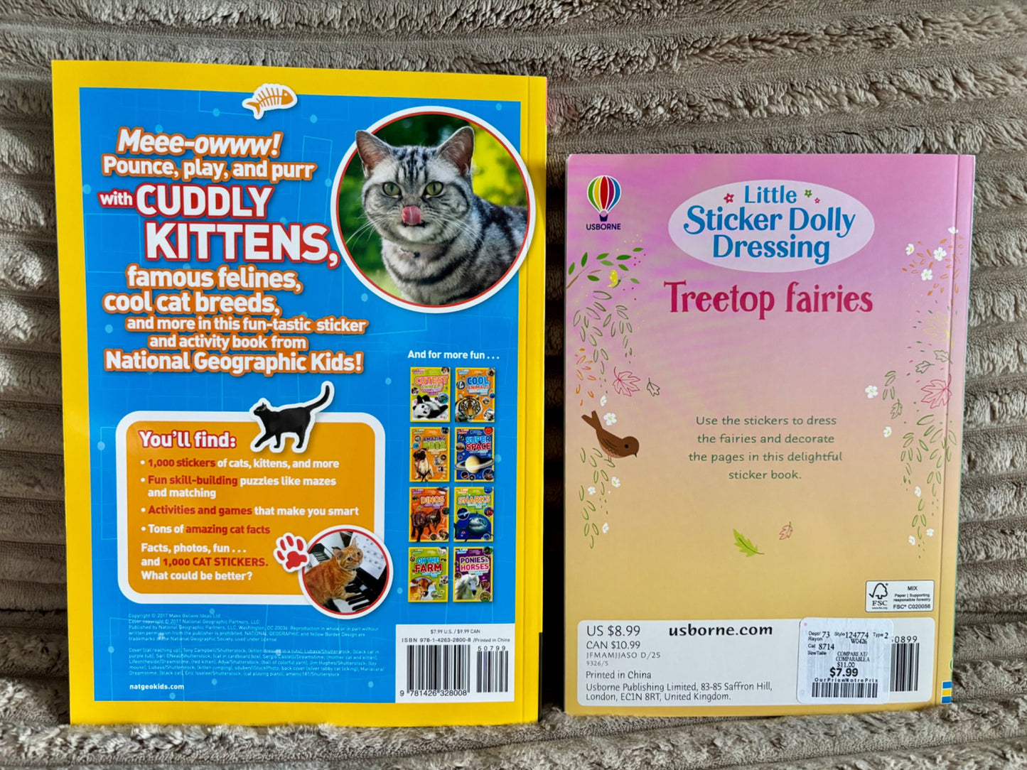 Two Sticker Activity Books
